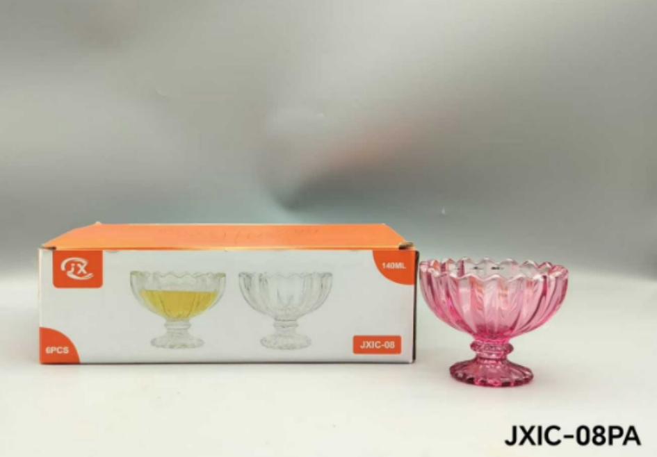 Colorful Glass Cup (with inner box) 140ml – IC08-PA