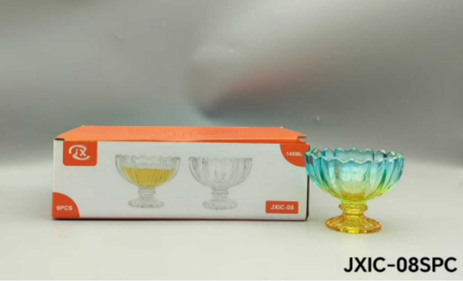 Colorful Glass Cup (with inner box) 140ml – IC08-SPC