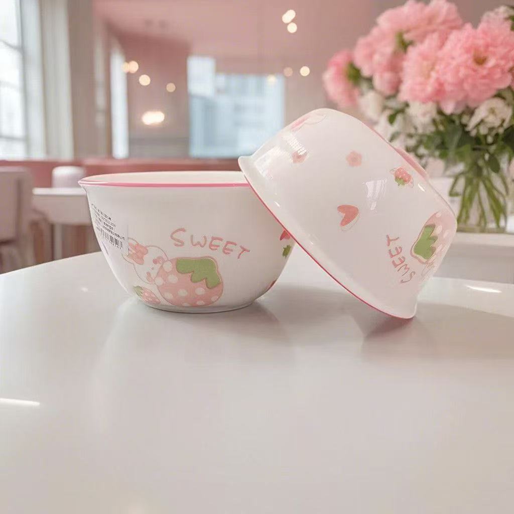 Strawberry Rabbit Series - 4.7-inch Bowl