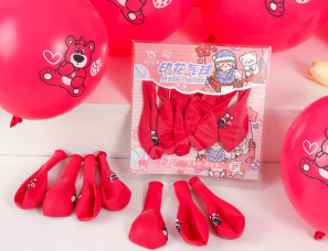 Strawberry Bear Series Balloons