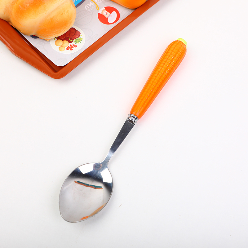 Corn ceramic handle spoon-BZJ-TC06
