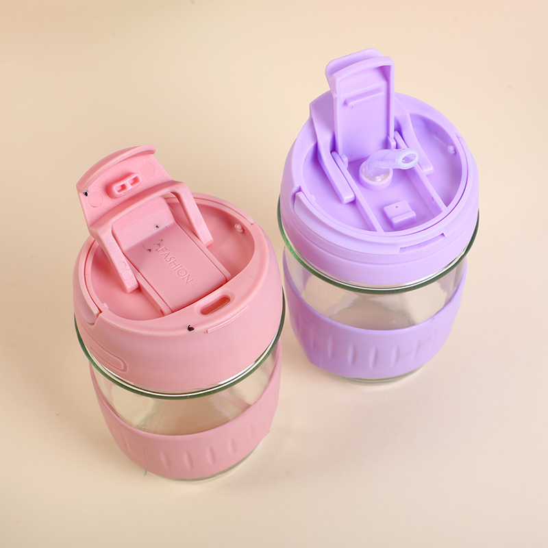 Double drinking glass cup 300ml