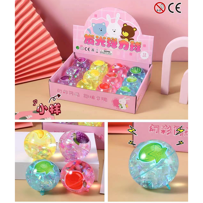 Color Filigree Mixed Fruit Crystal Balls 6.5cm