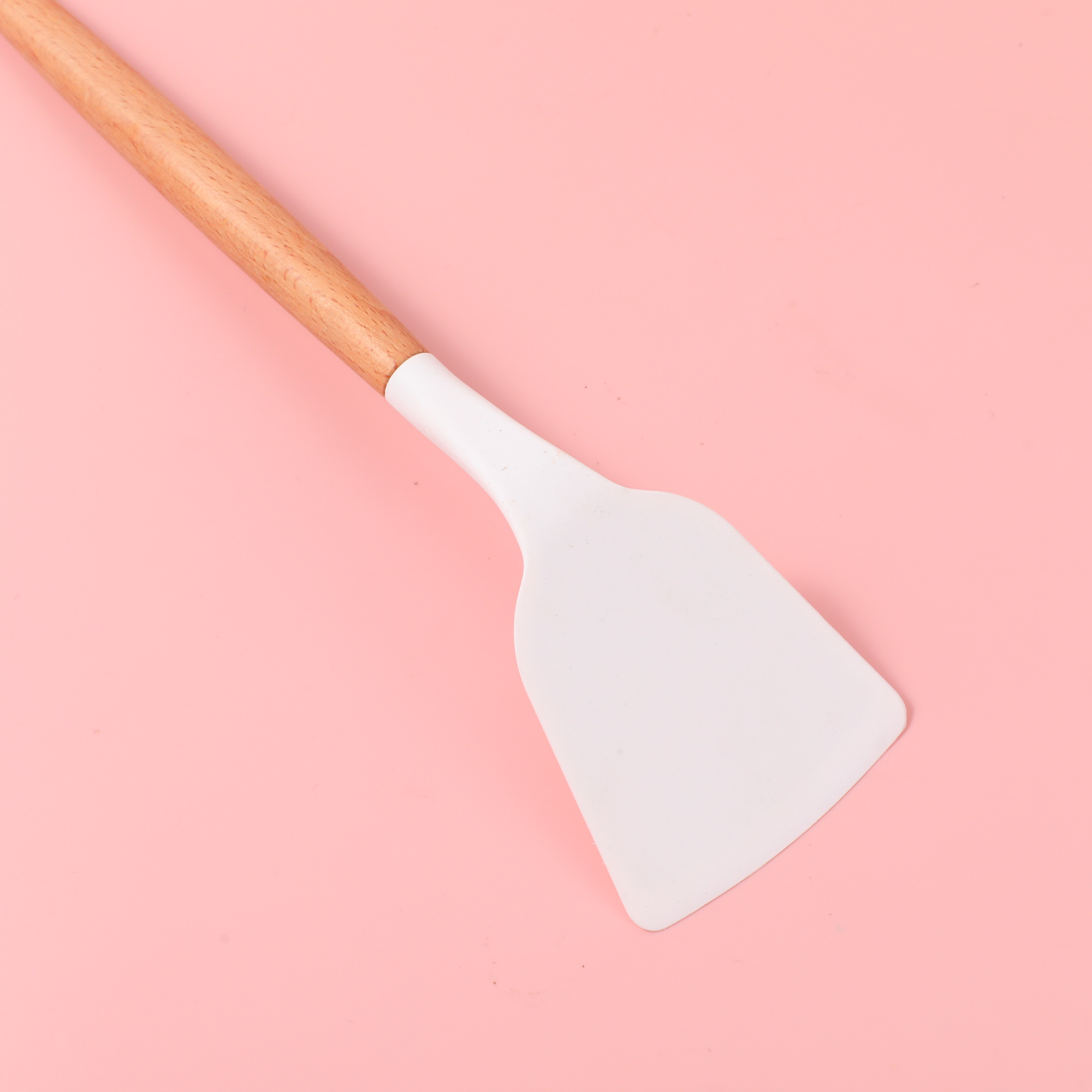 Special Discount-Wood Handle Solid Spatula