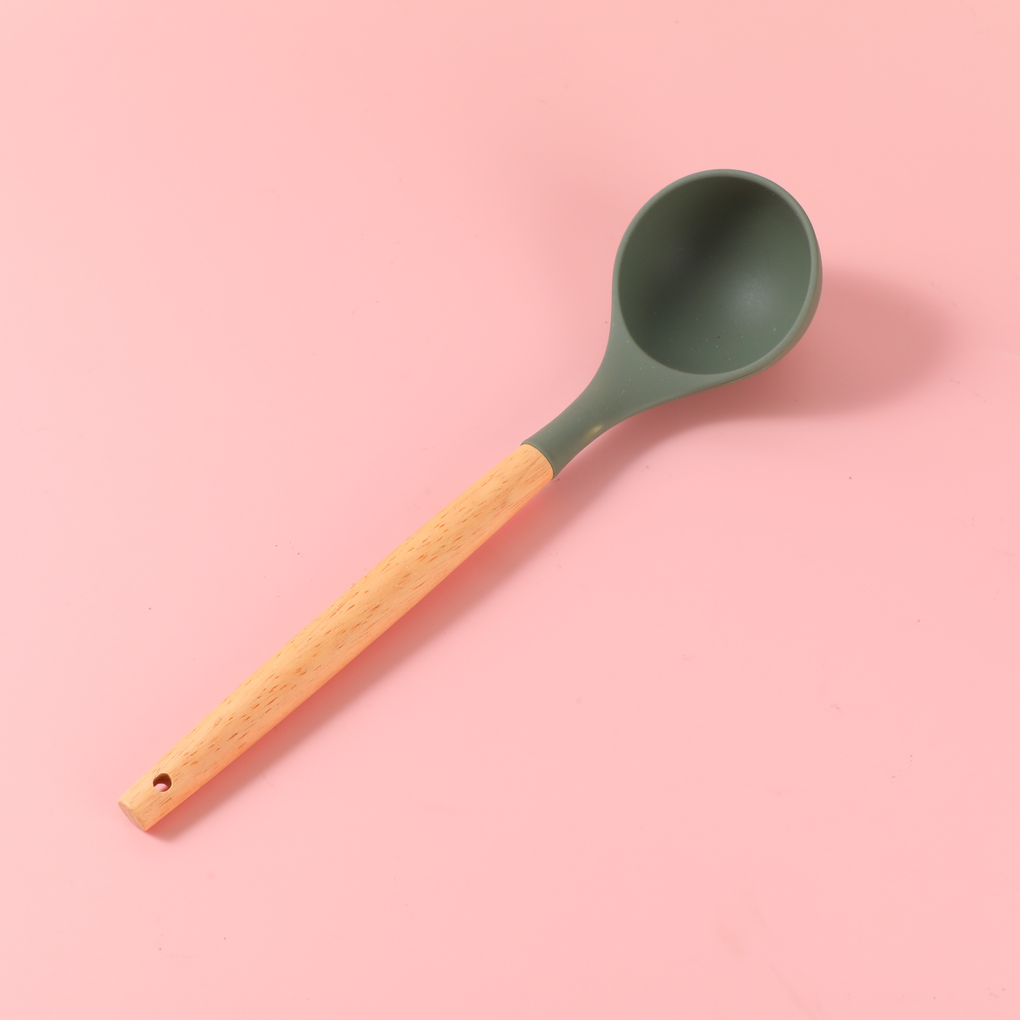 Special Discount-Wood Handle Soup Spoon