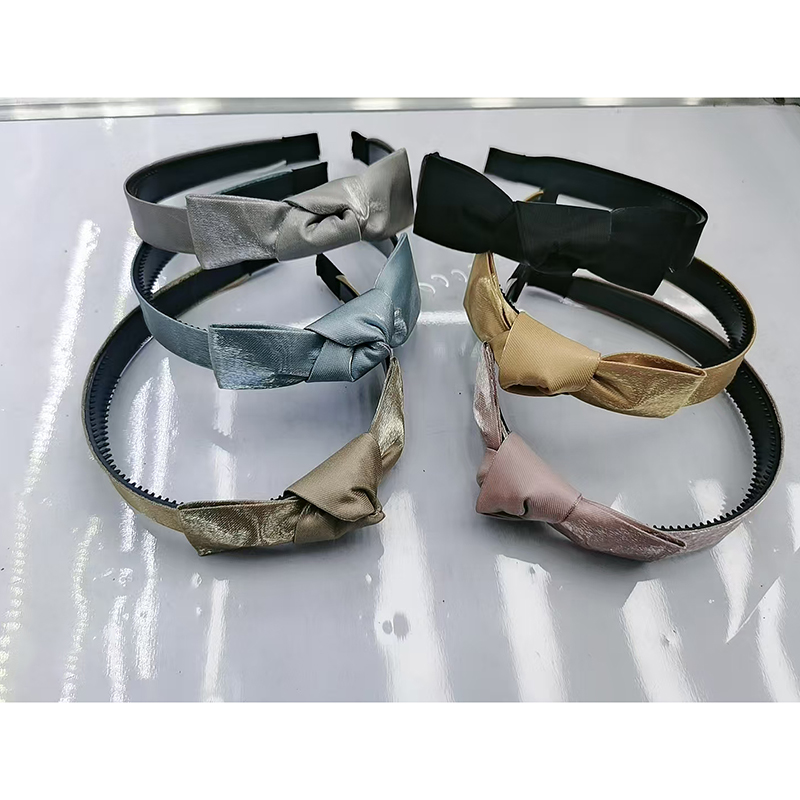 Pearlescent bow headband
