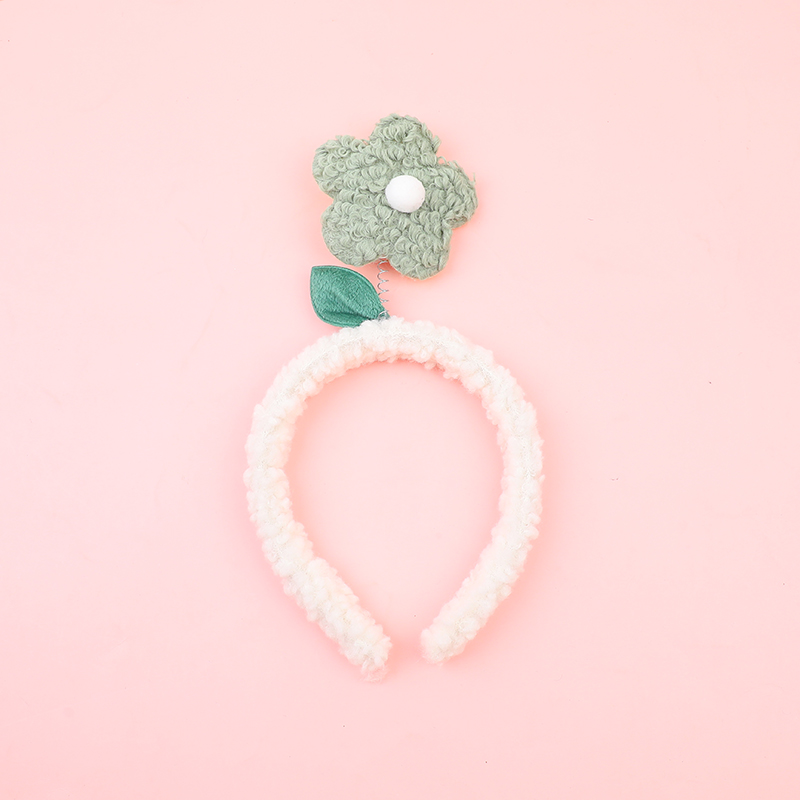 Green Flower Headband