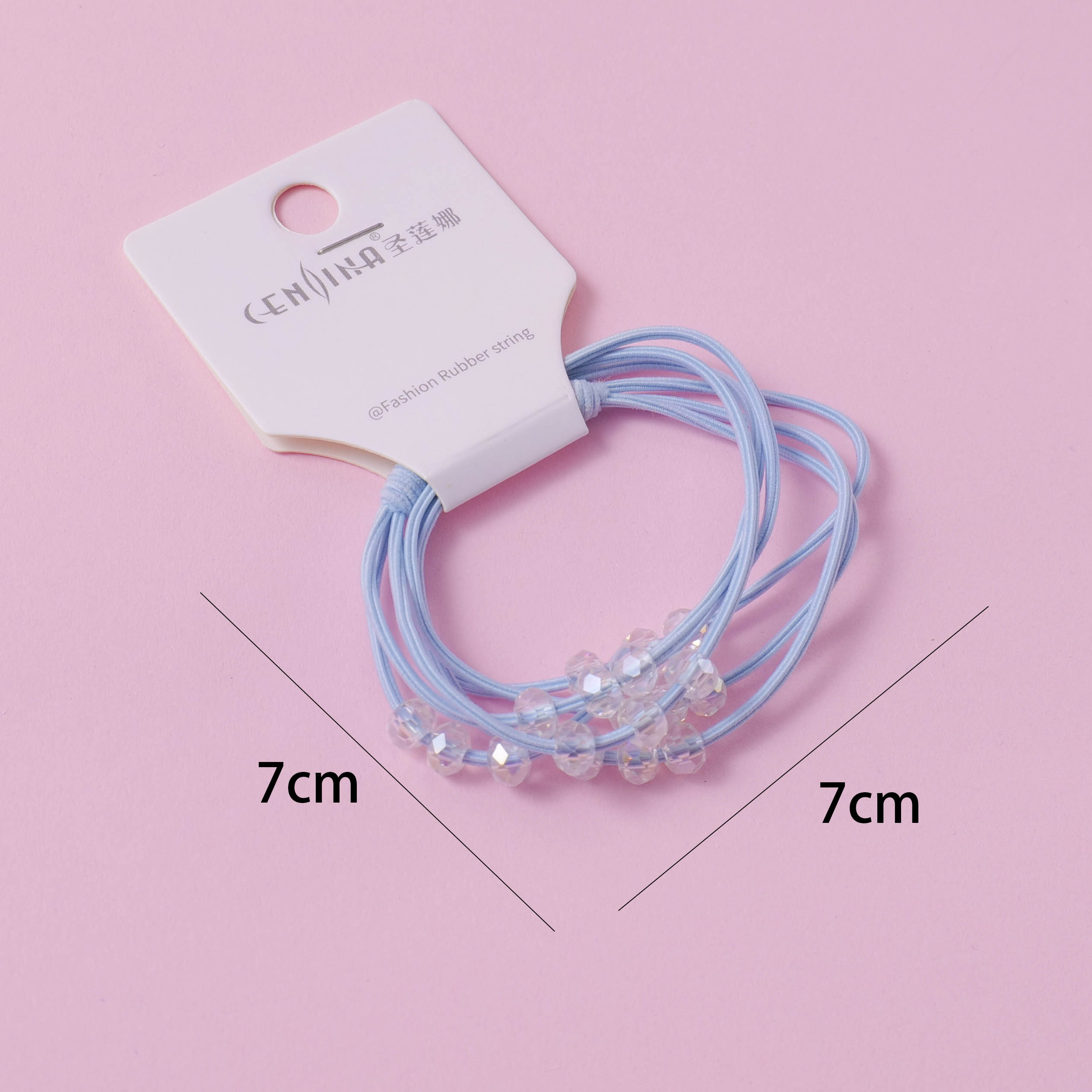 Transparent Bead Hair Tie
