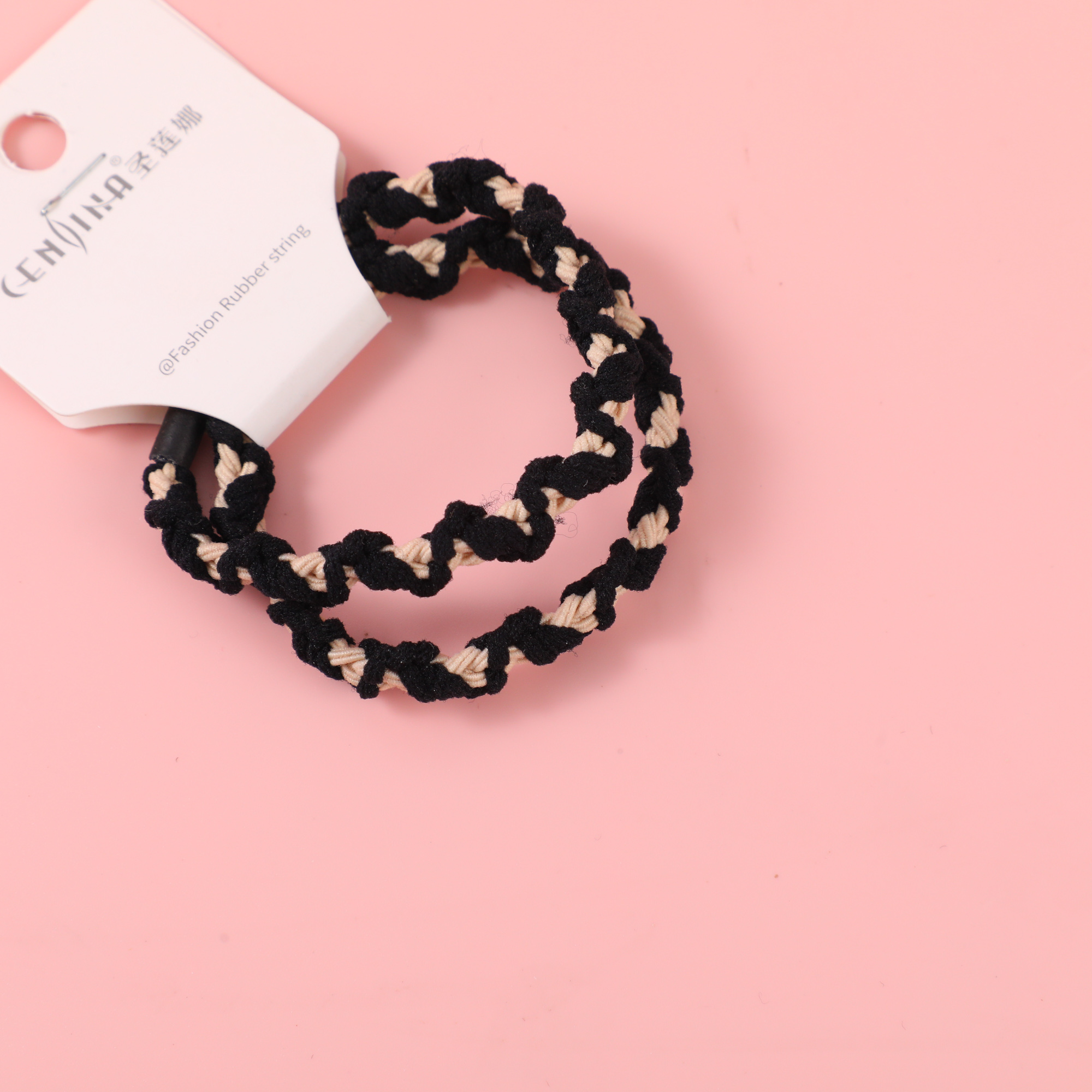 Braided and winding rubber bands 2pcs