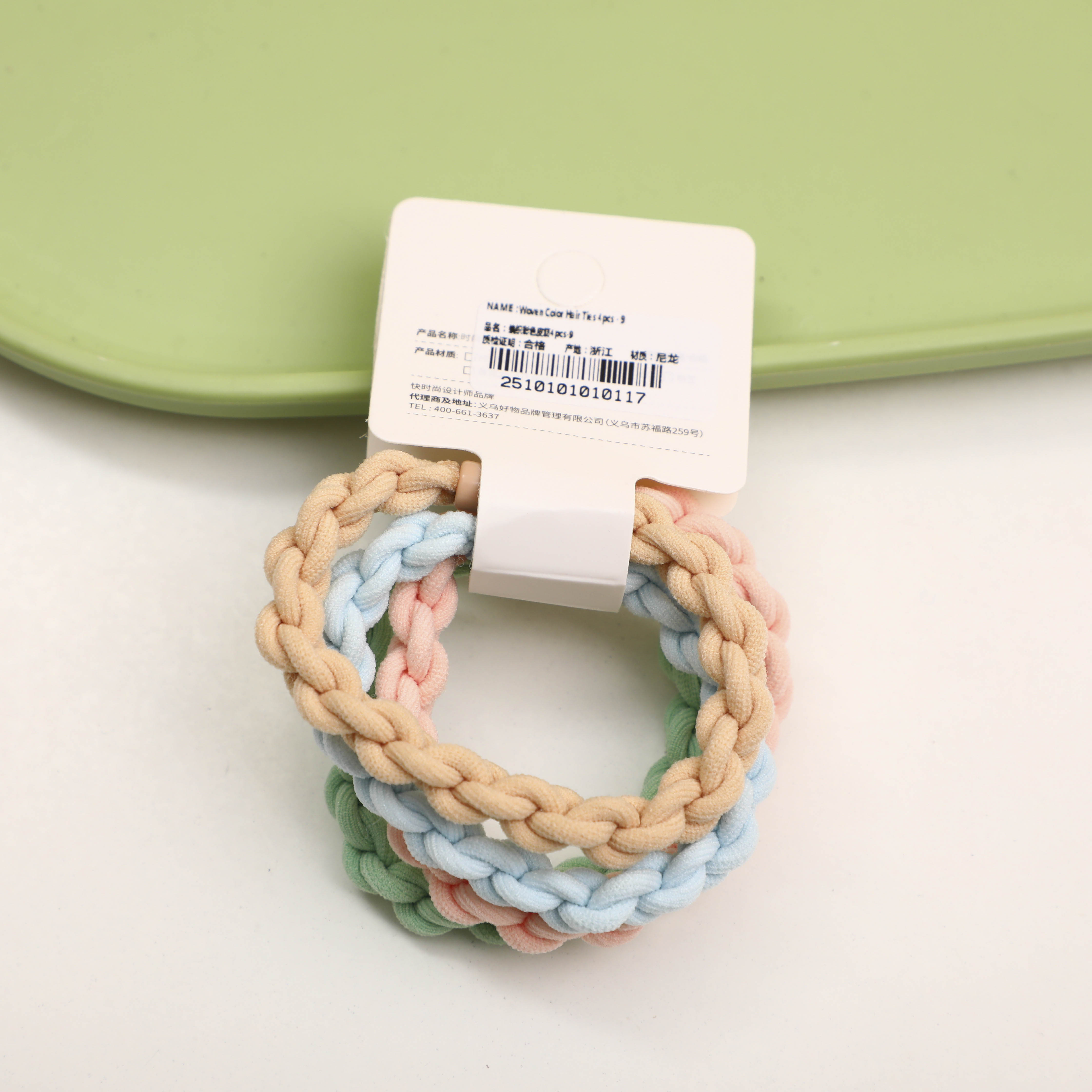 Fashion Charm Hair Ties 3pcs