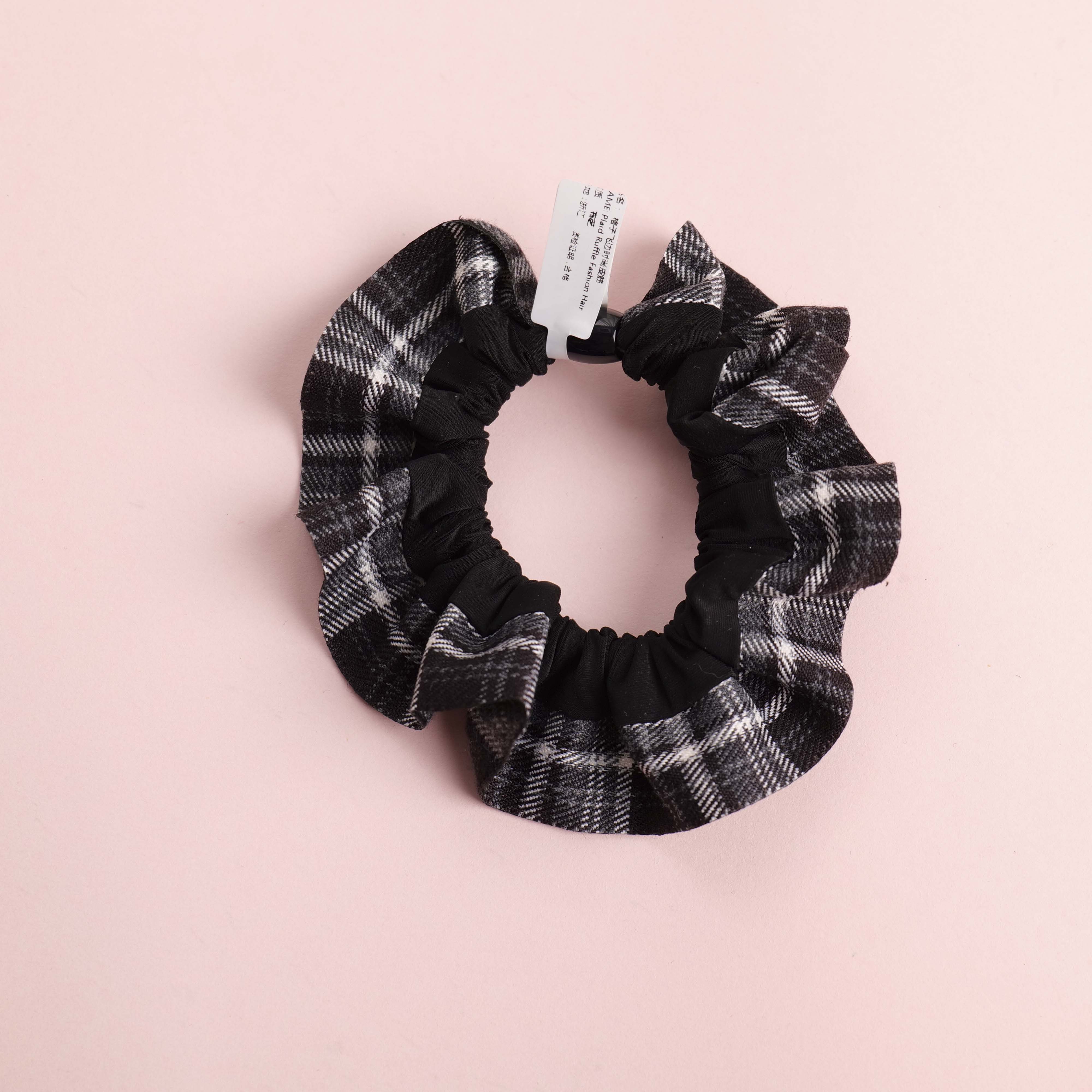 Plaid Ruffle Fashion Hair Tie