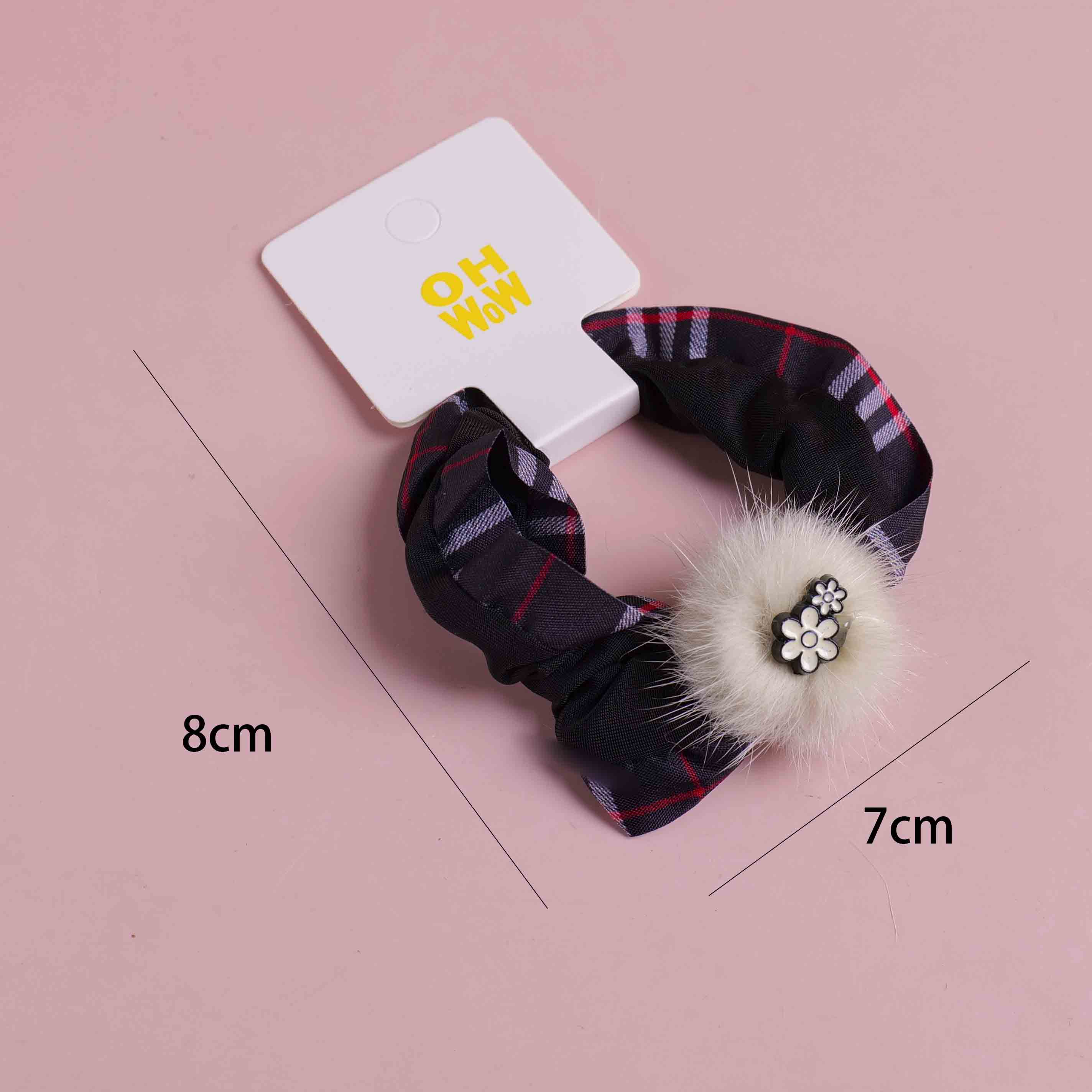 Pom-Pom Series Fashion Hair Tie 2pcs-1