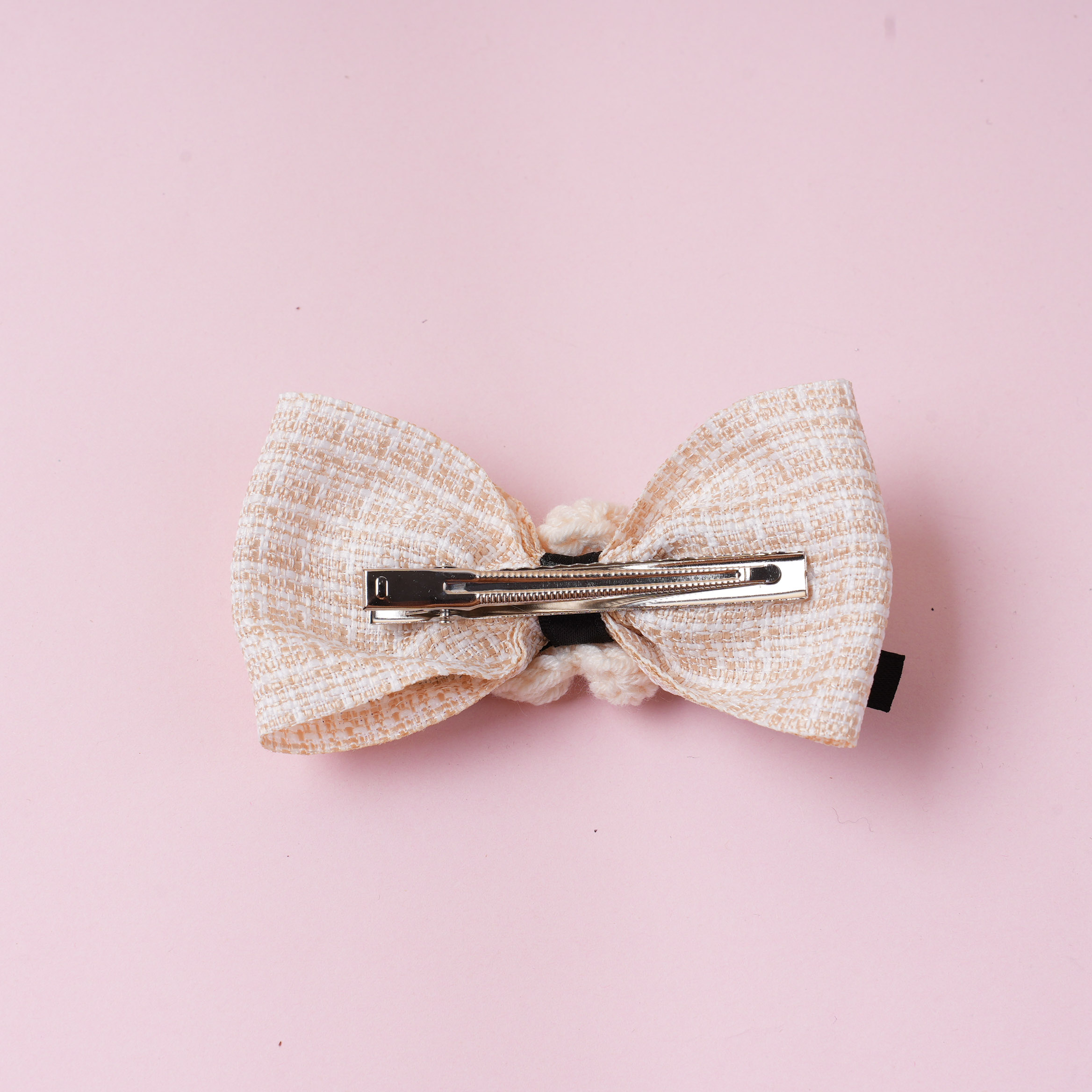 Floral Bowknot Fabric Hair Clip