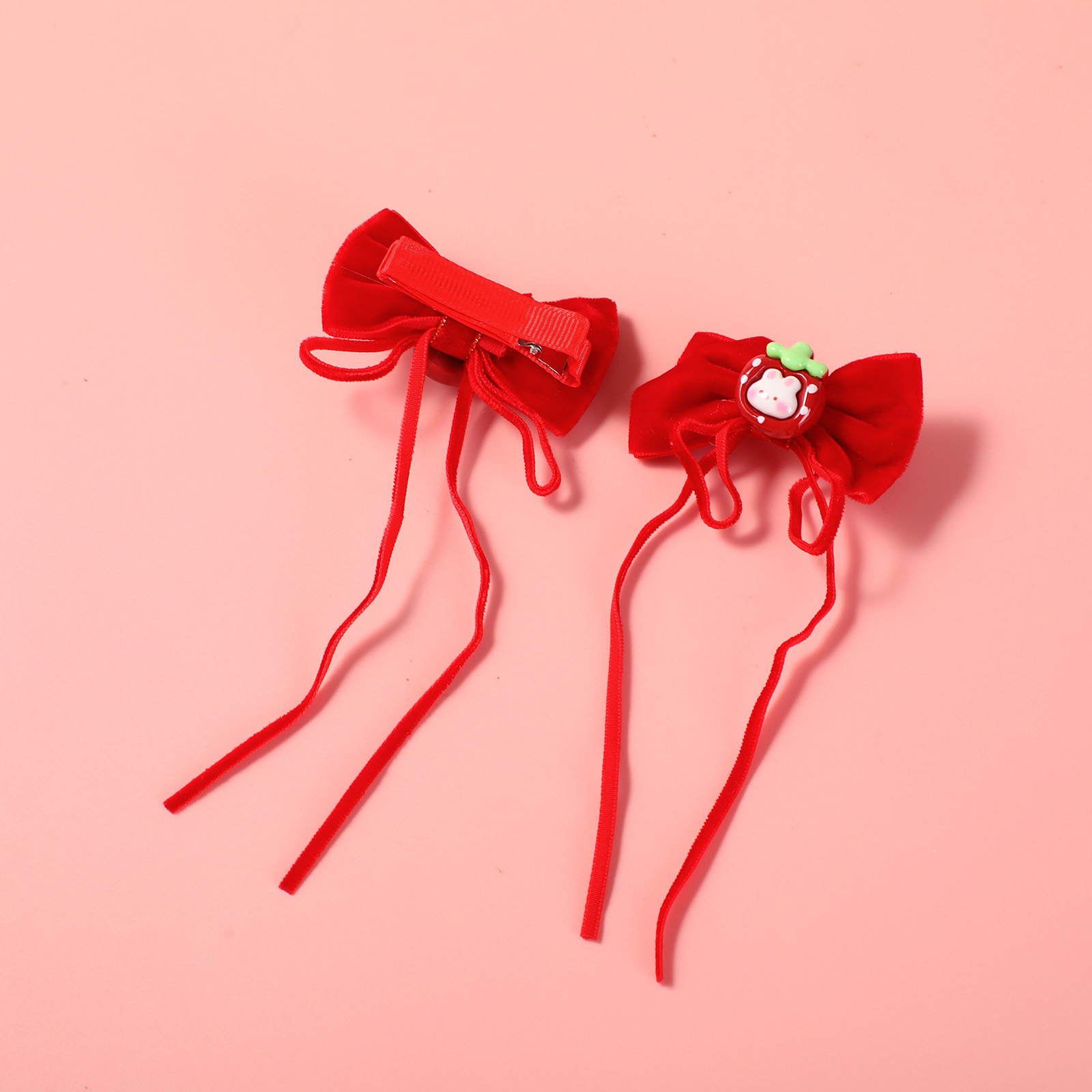 New Year Series Fabric Hair Clip - 15
