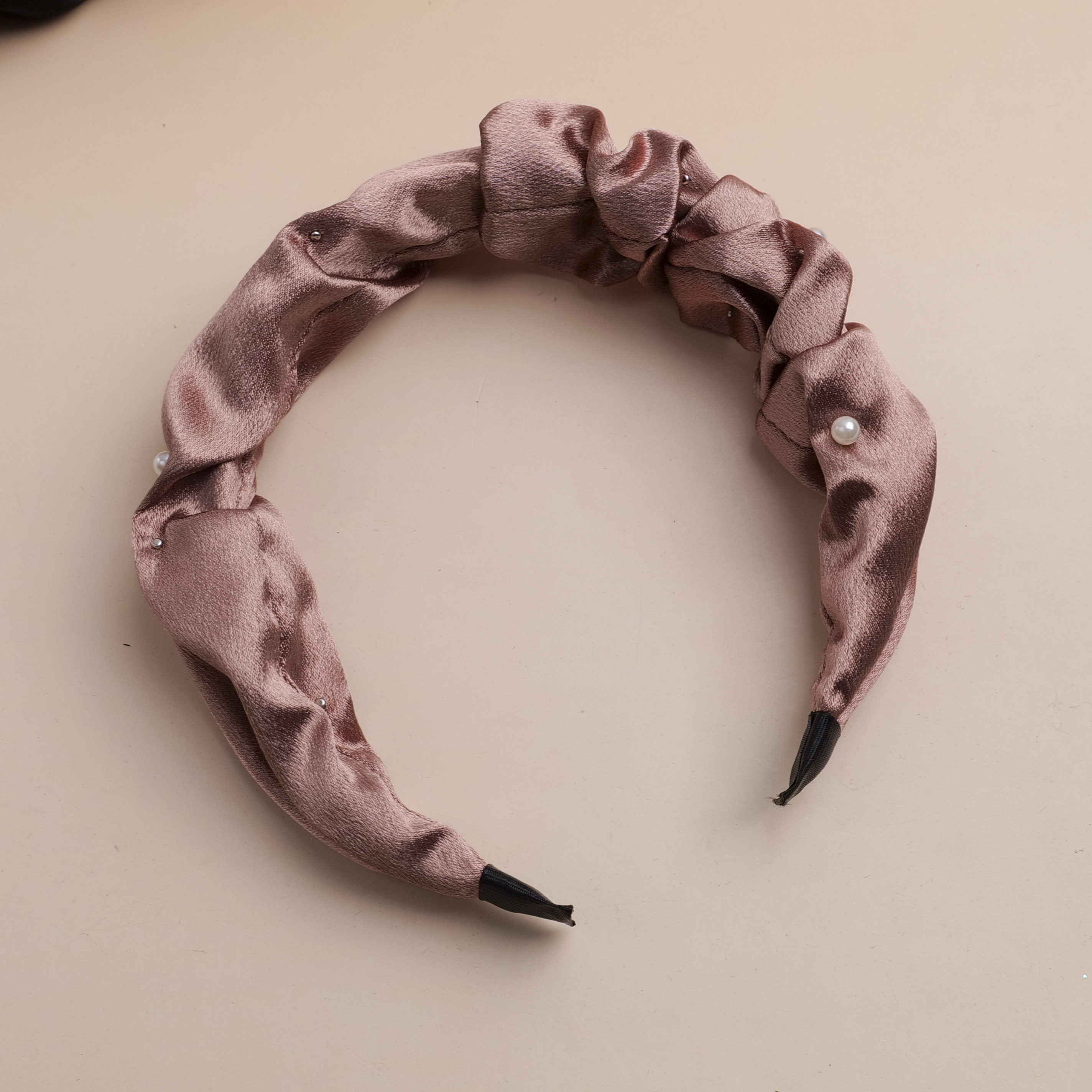 Satin Pearl Fashion Headband