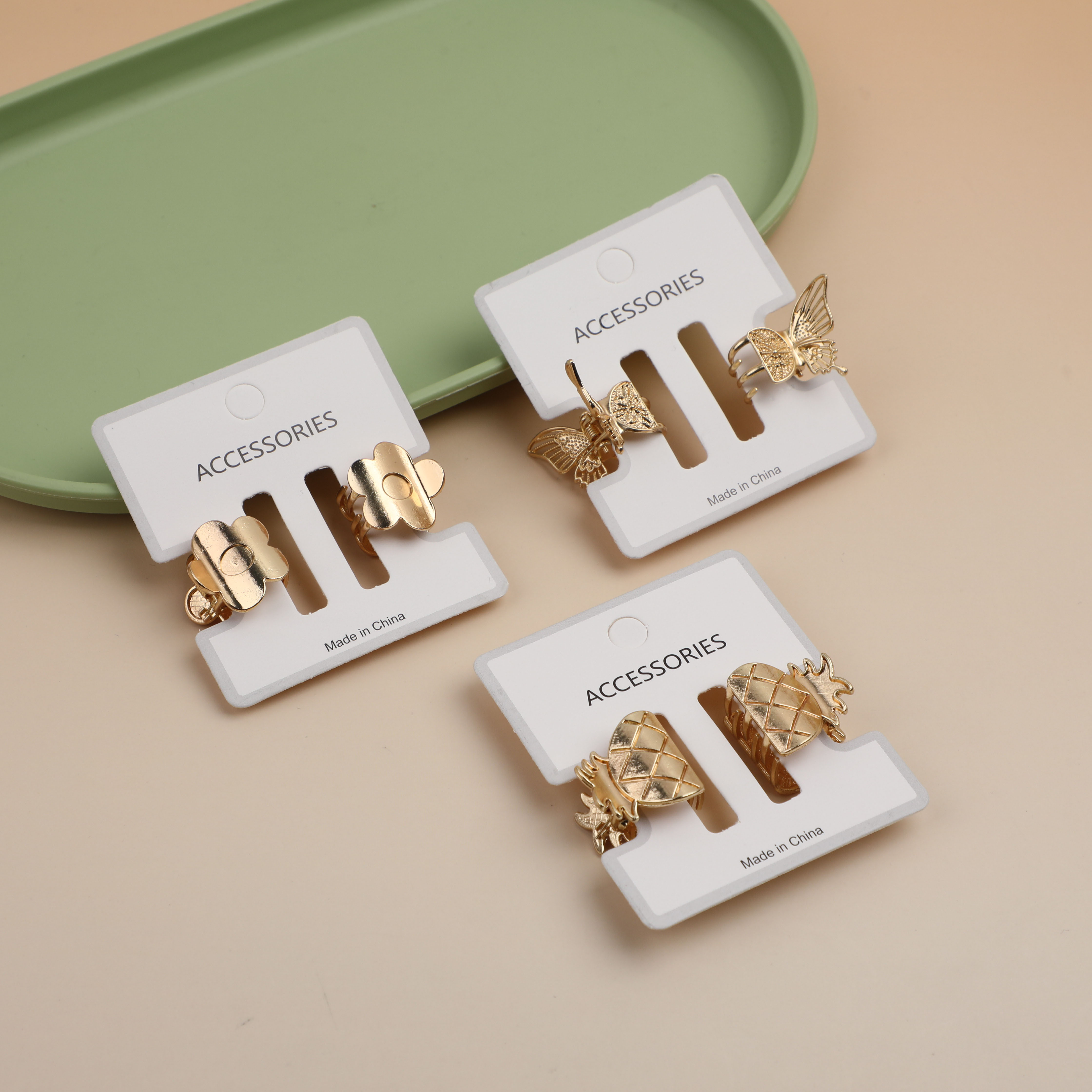 Alloy Claw Clip Set - 1