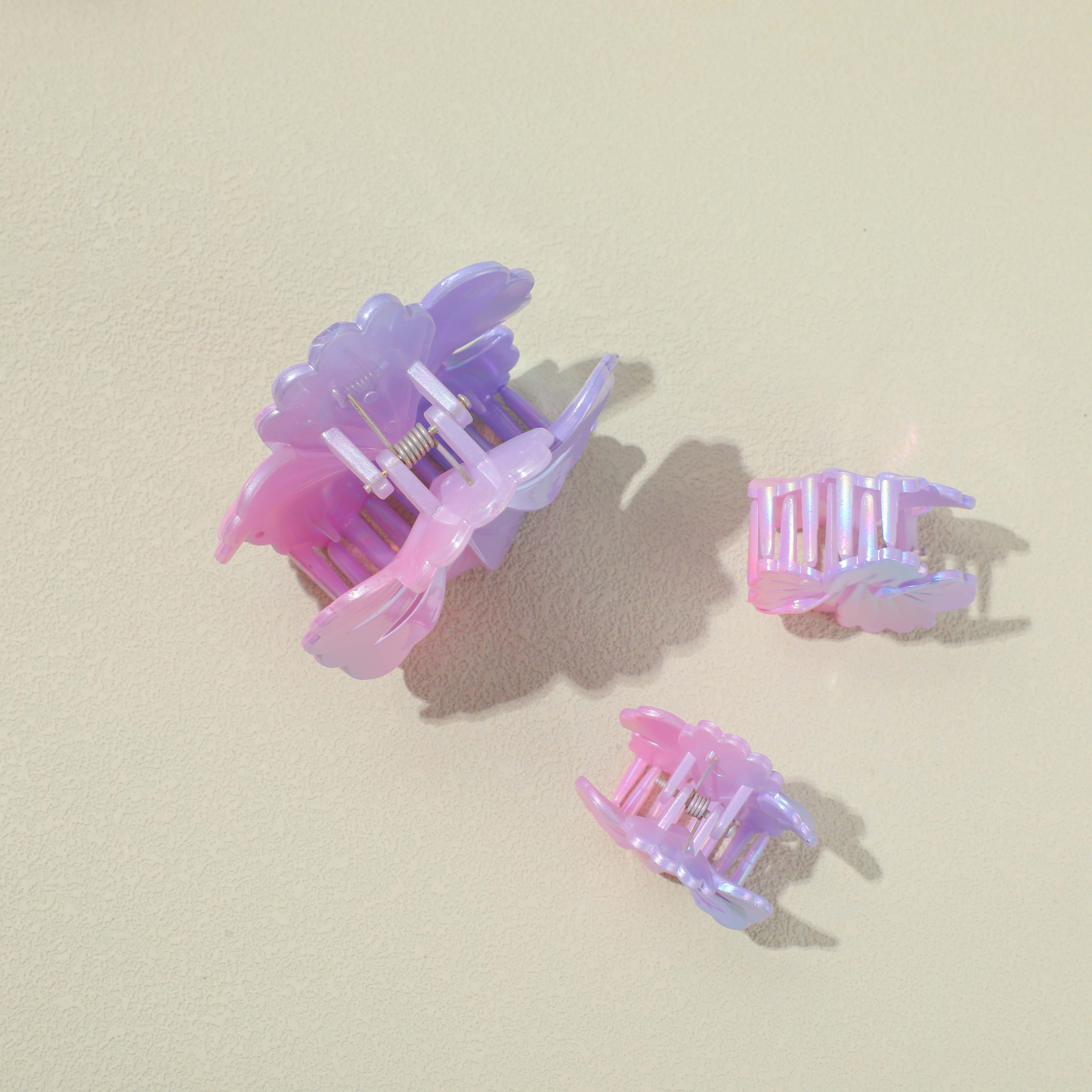 Electroplated Sunflower Hair Claw 3pcs