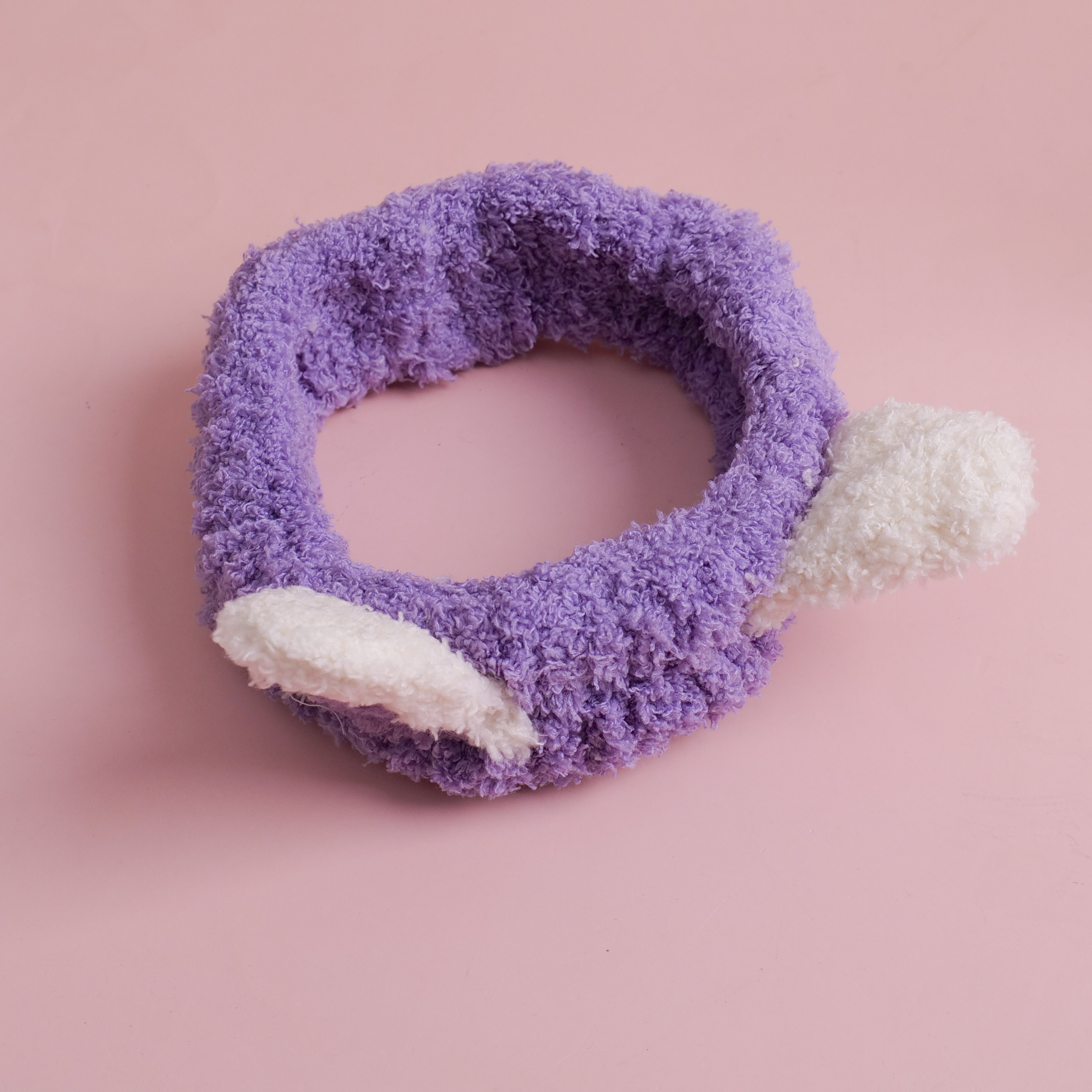 Two-Tone Cat Ear Headband - Purple