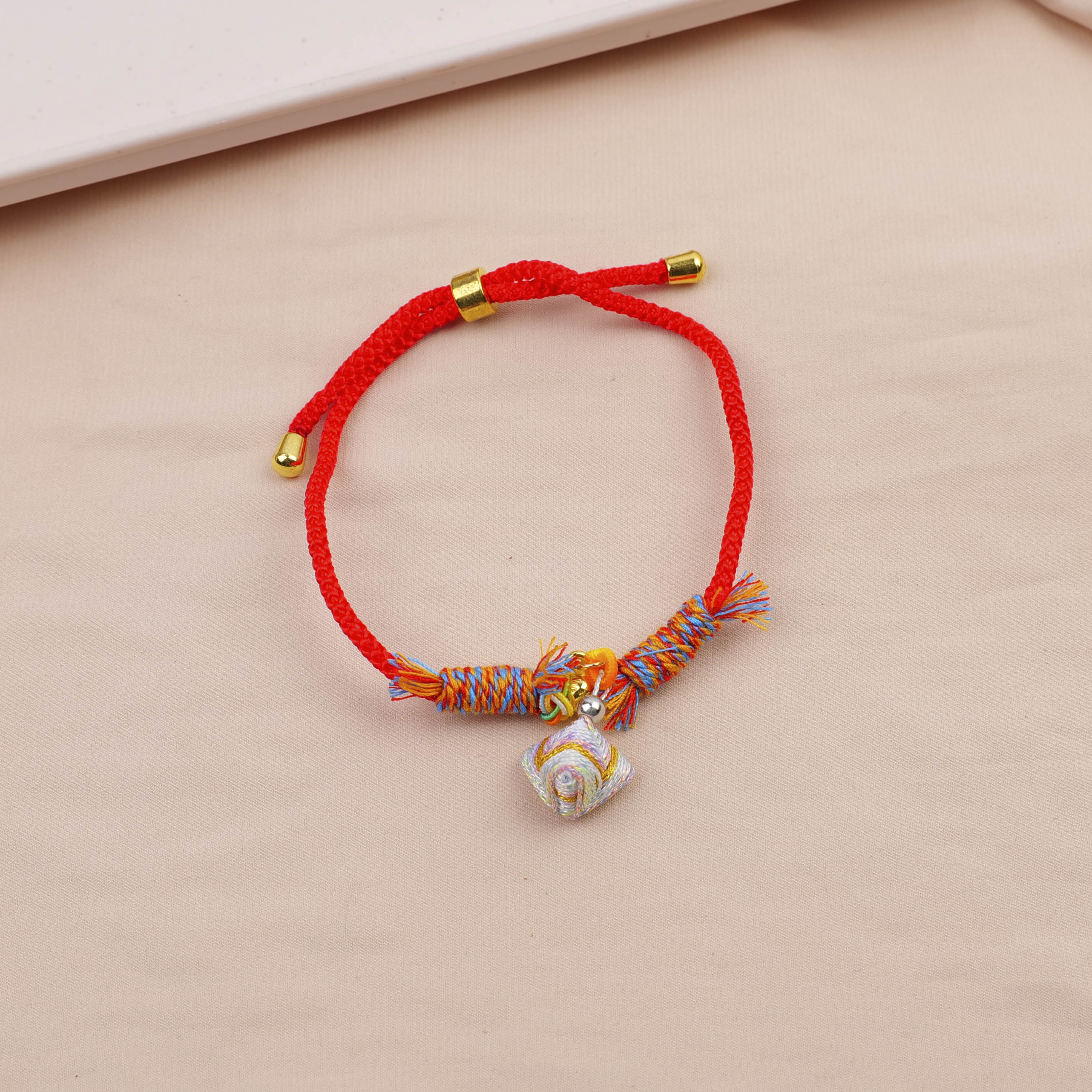 Colorful Chinese Style Pendant Bracelet