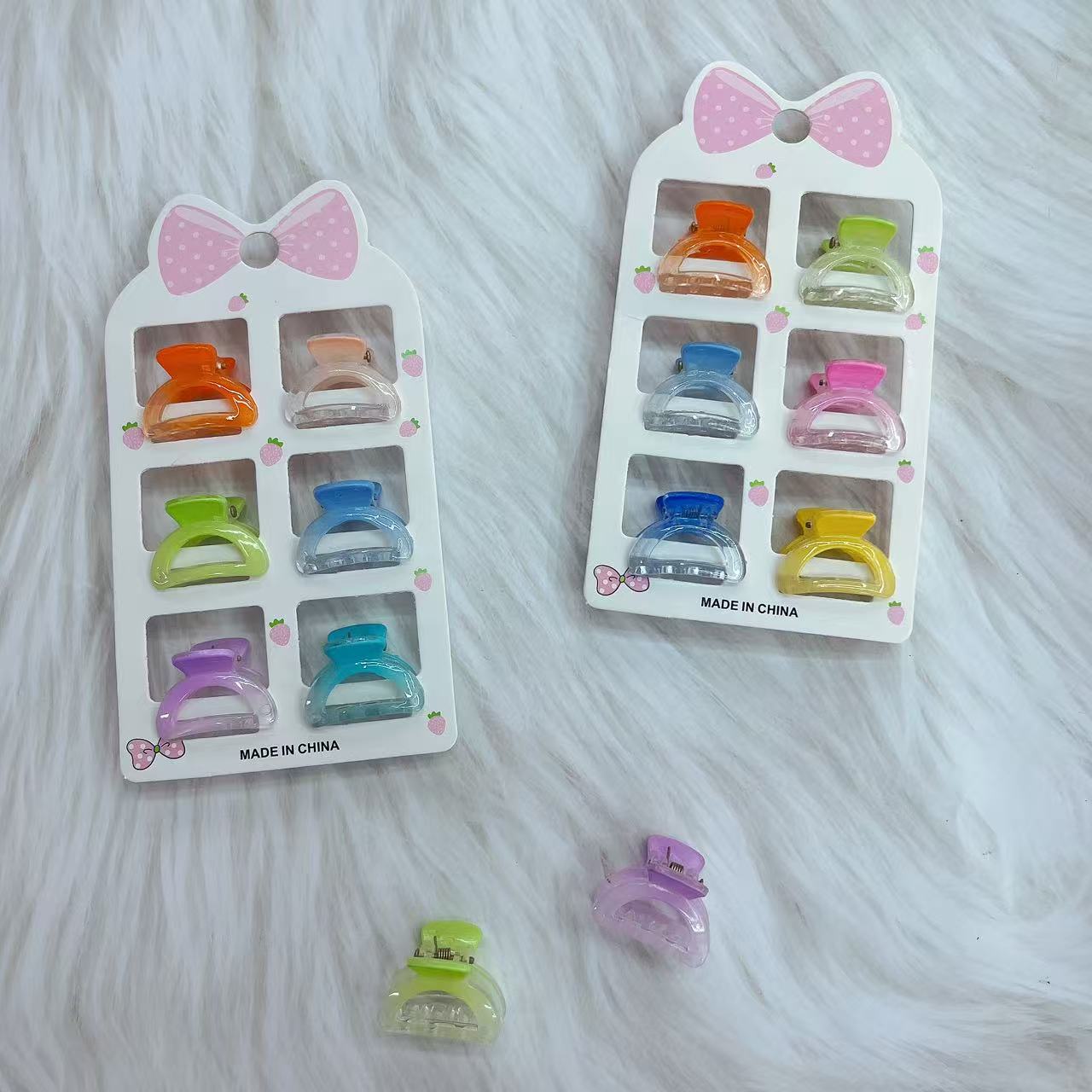 Colorful Small Claw Clip Combination Pack-10