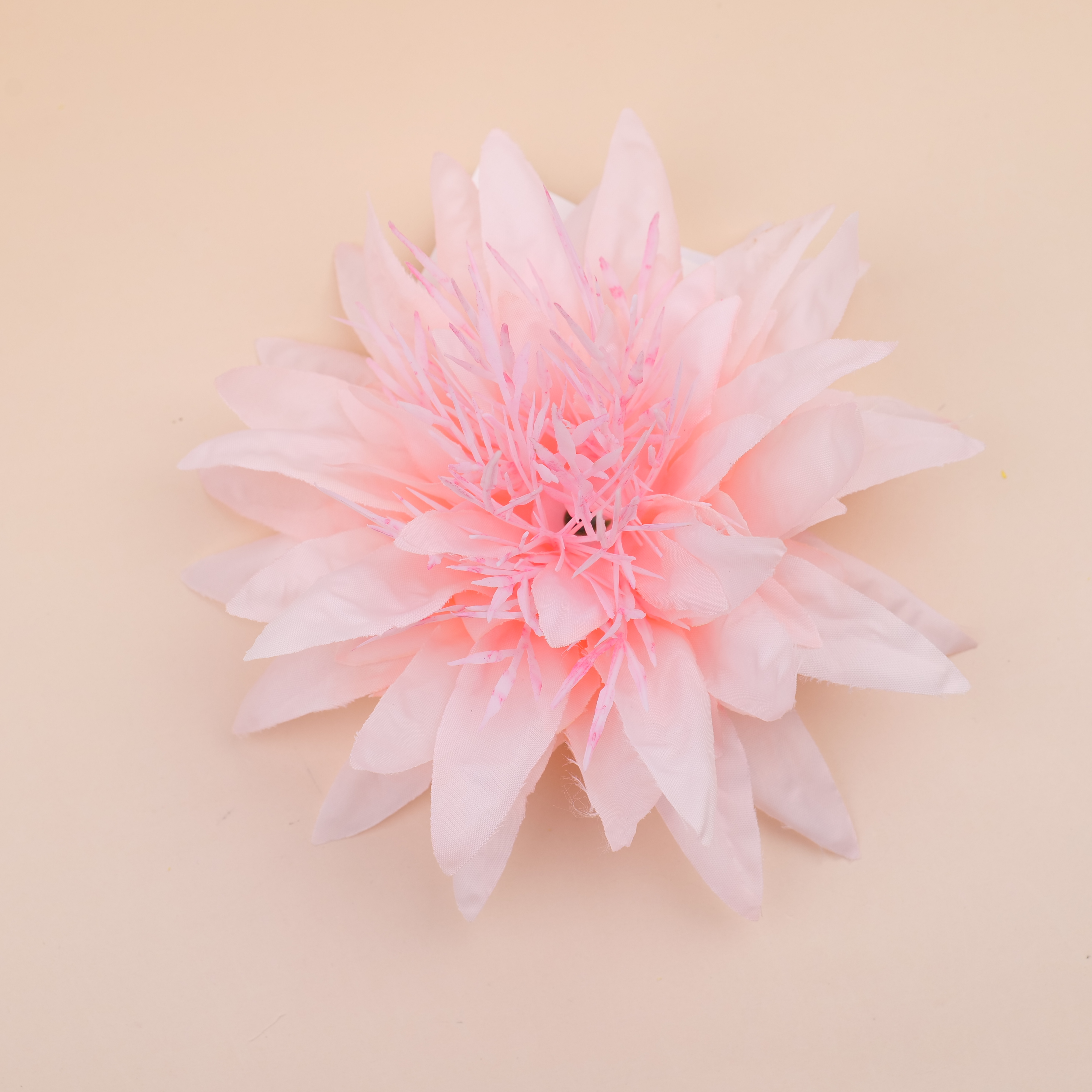 Pink large flower claw clip
