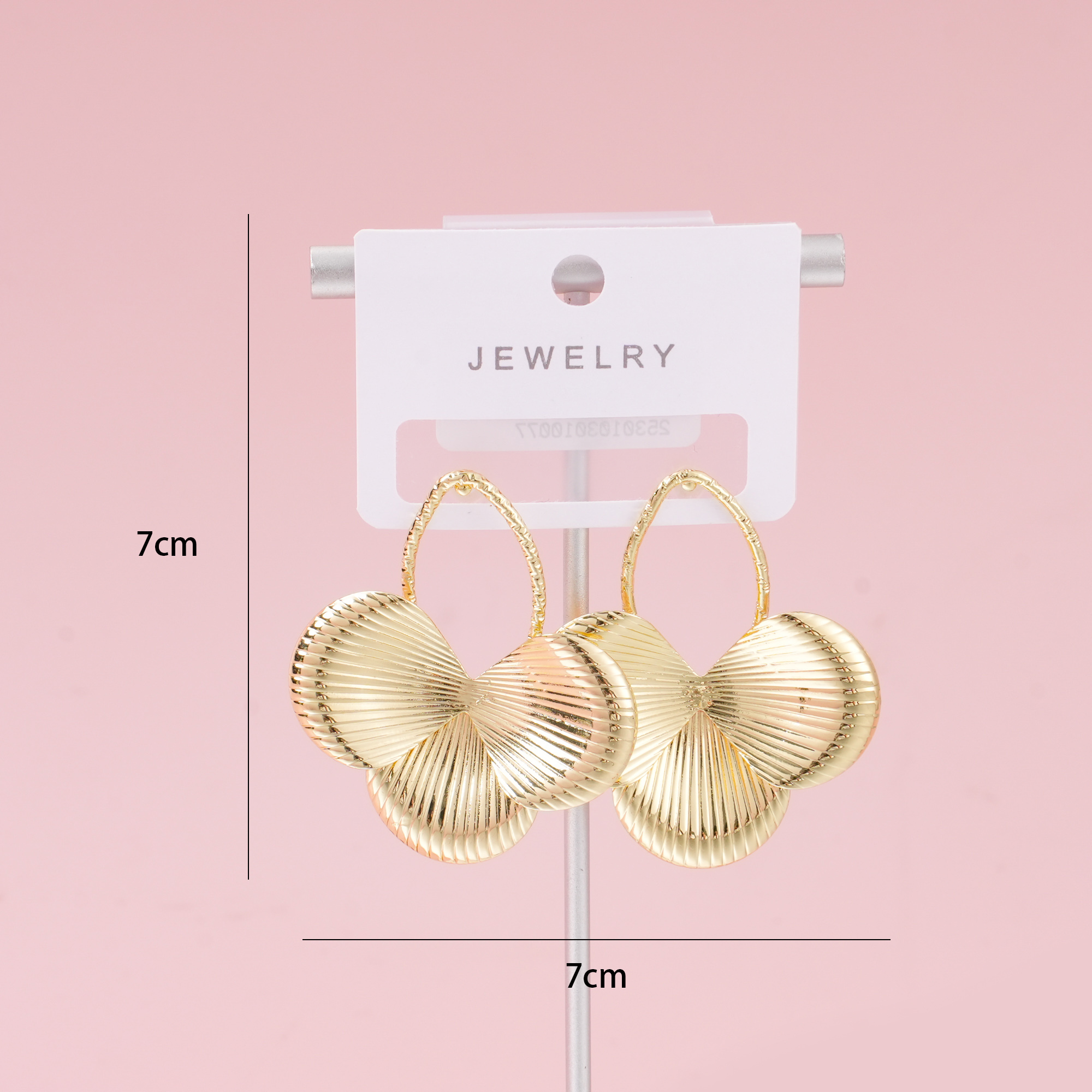 Gold Floral Luxury Earrings – 1
