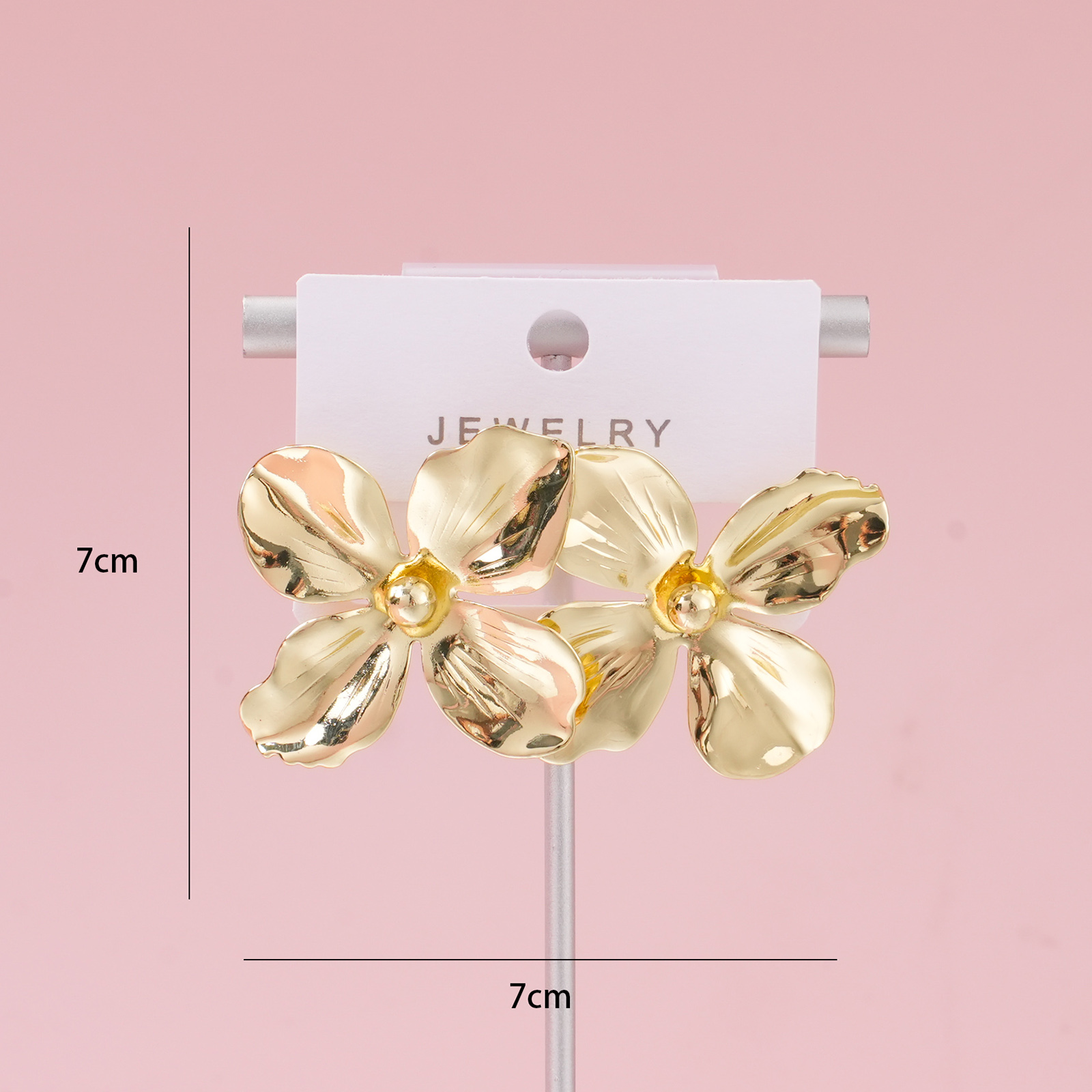 Gold Floral Luxury Earrings – 2