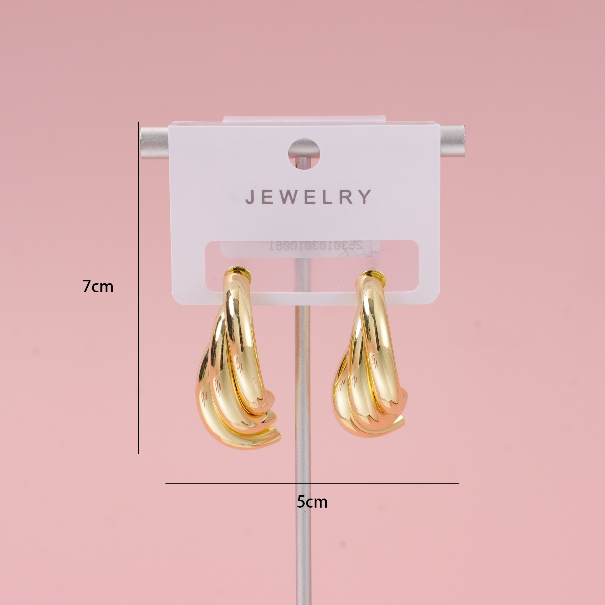 Gold Luxury Earrings – 9