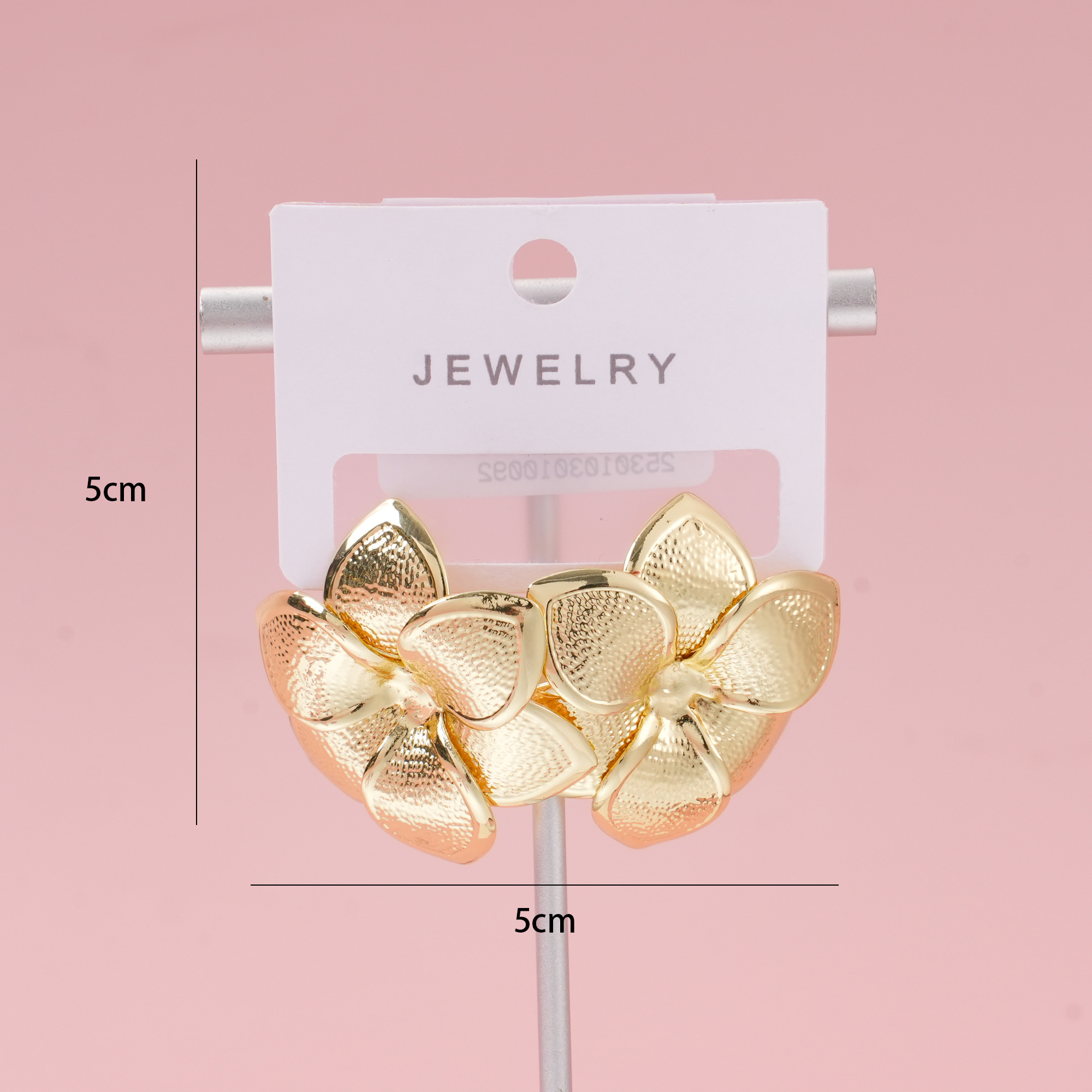 Gold Floral Luxury Earrings – 7