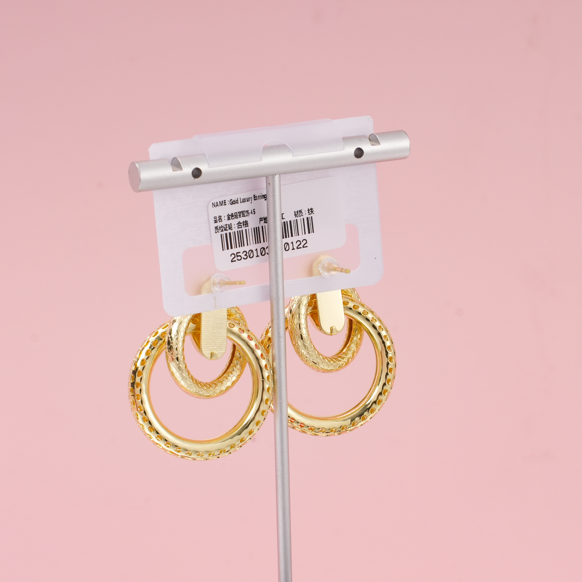 Gold Luxury Earrings – 45