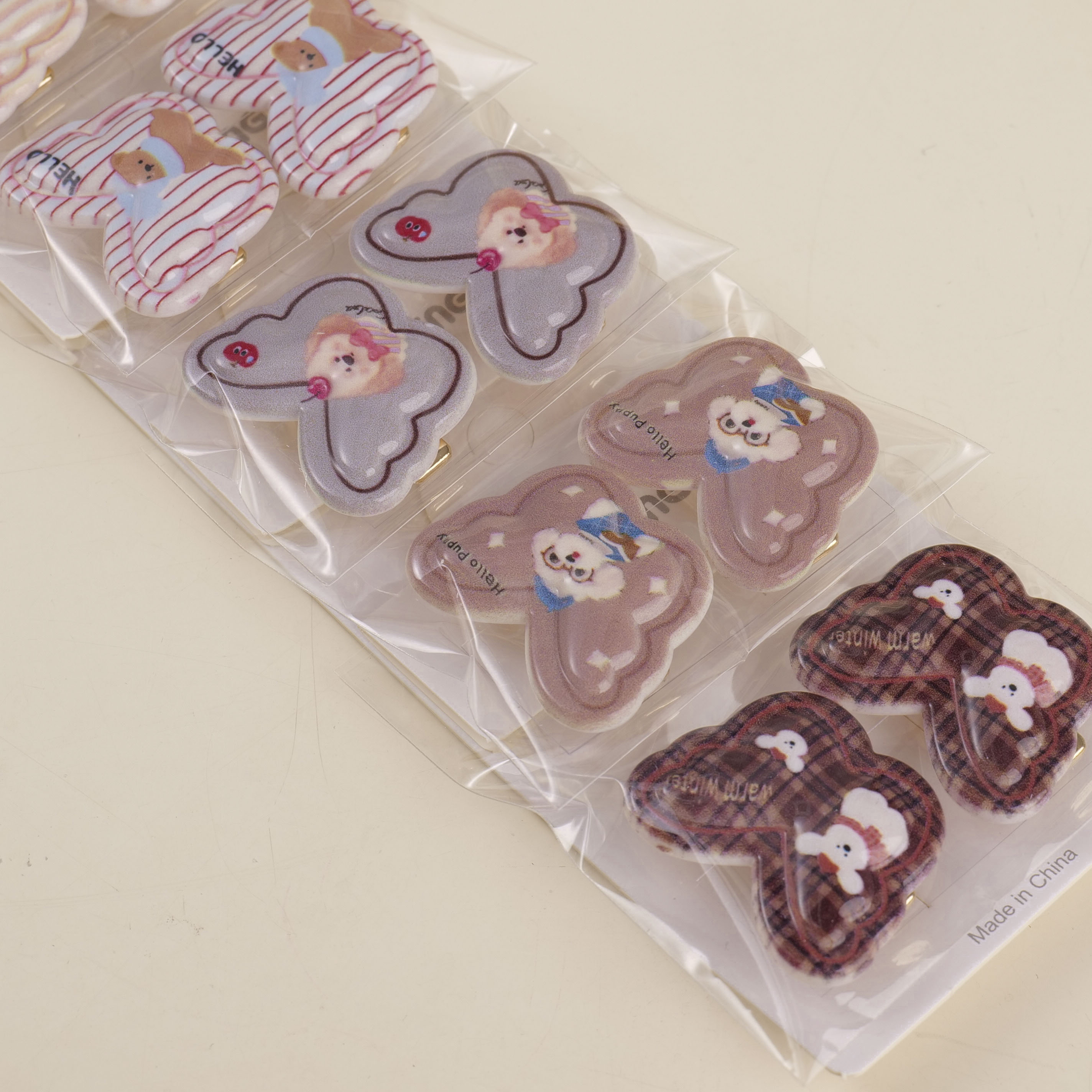 Butterfly Cartoon Kids Hair Clips 2pcs
