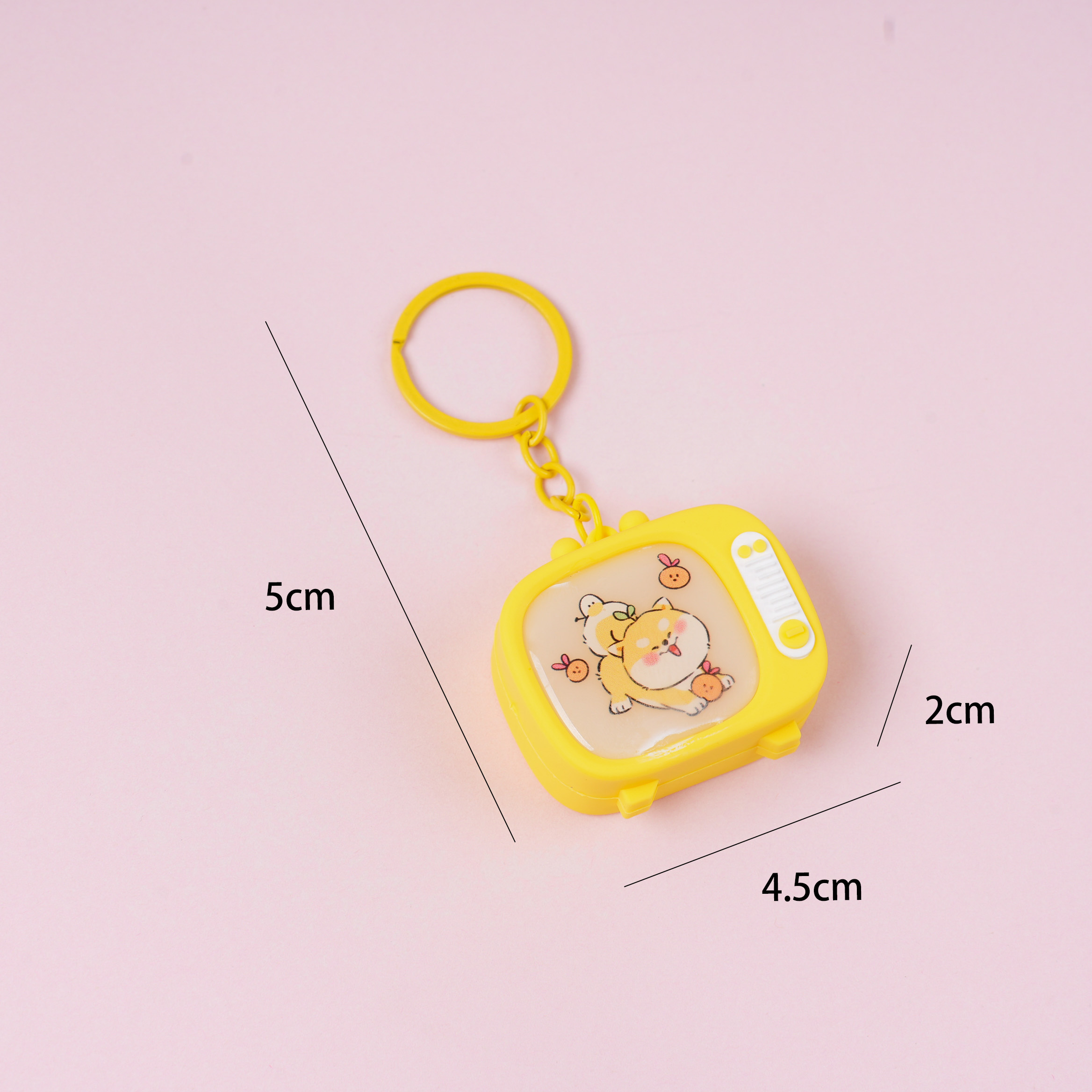 Dog Colorful Four-Link TV Keychain -6