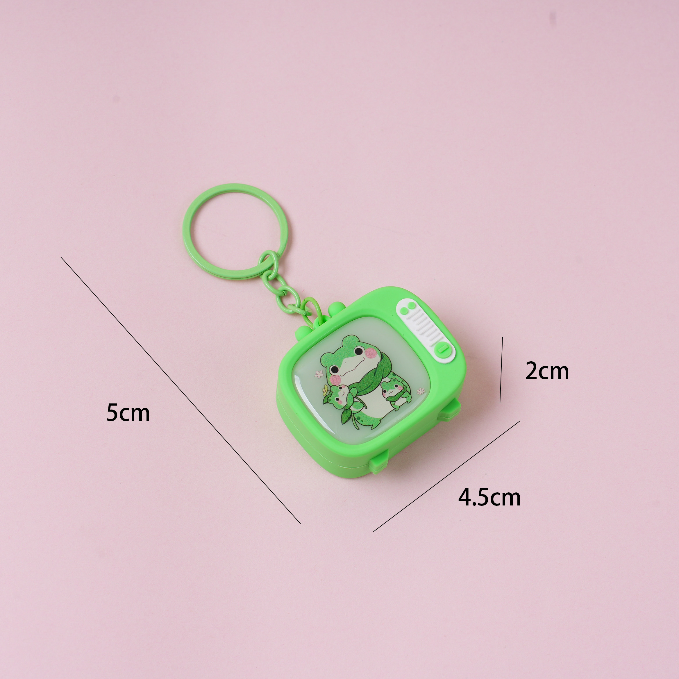 Frog Colorful Four-Link TV Keychain