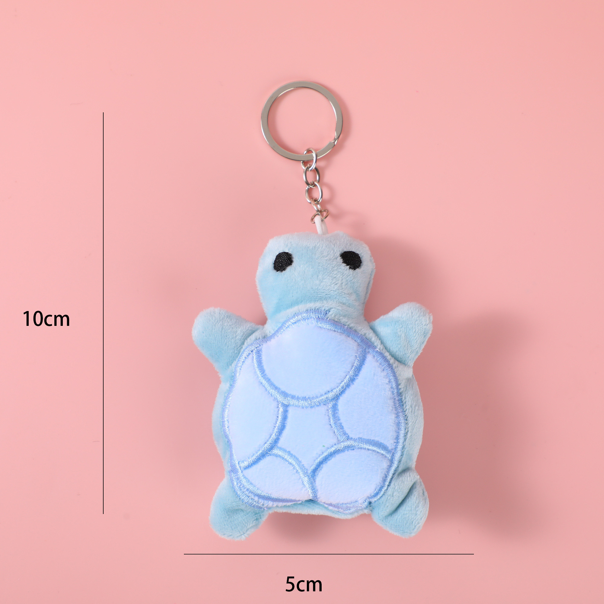Gray Turtle Plush Charm
