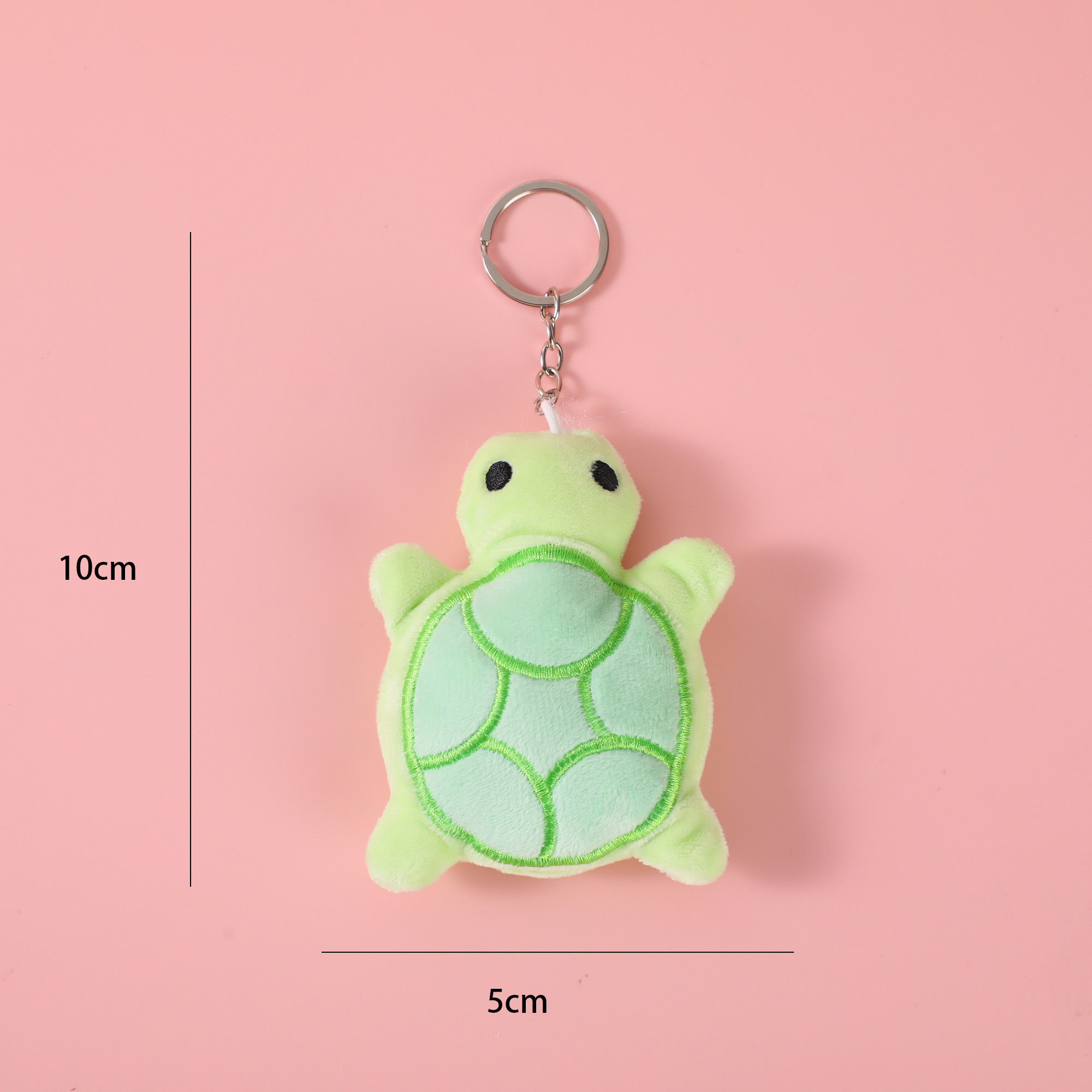 Green Turtle Plush Charm
