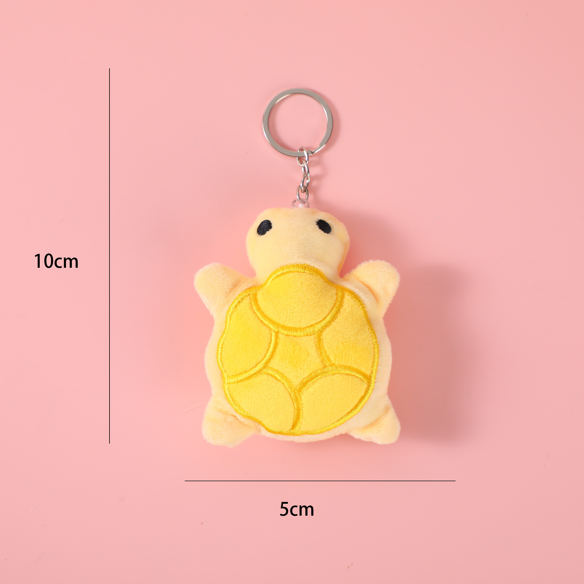 Yellow Turtle Plush Charm