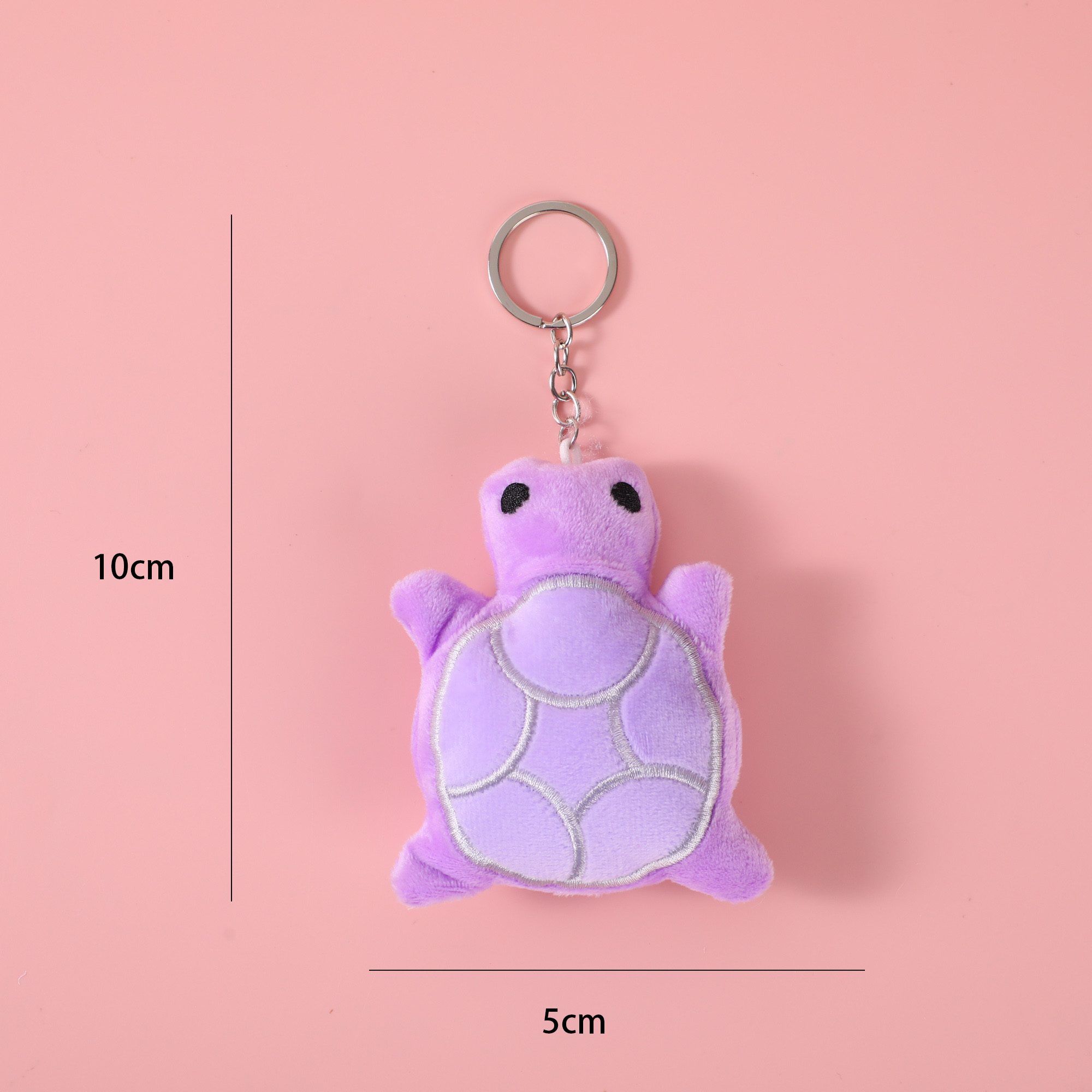 Purple Turtle Plush Charm