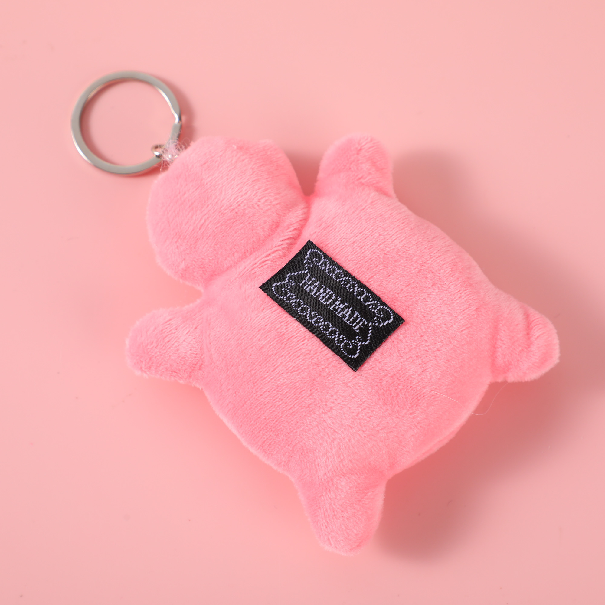 Pink Turtle Plush Charm
