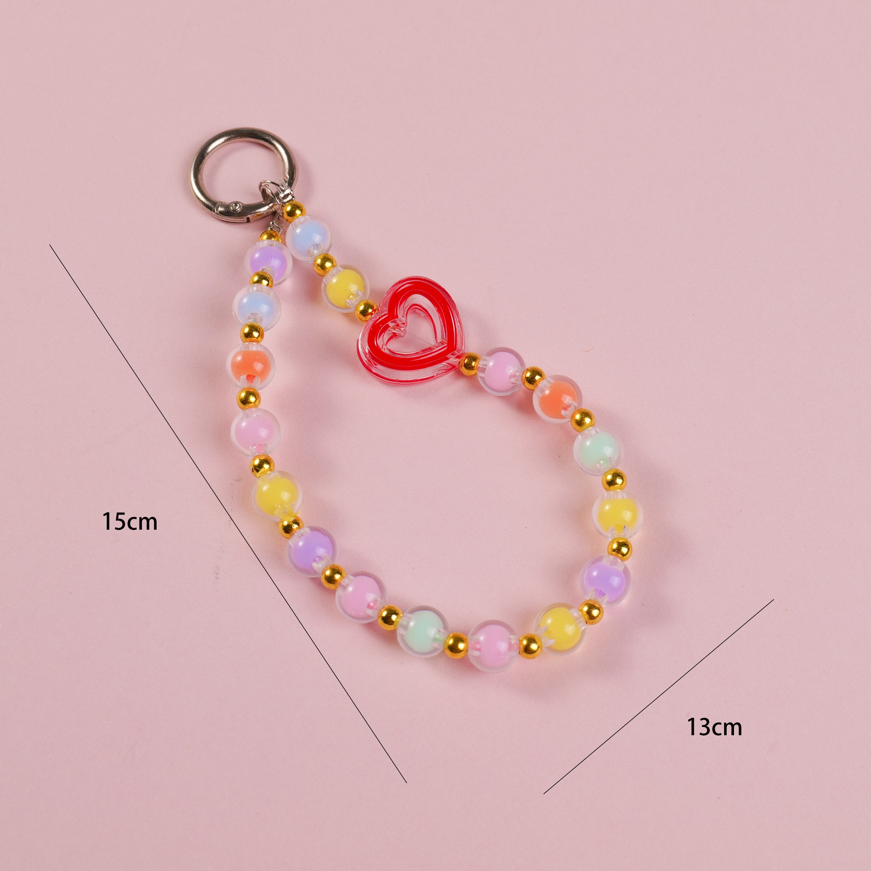 Hollow Peach Blossom Keychain