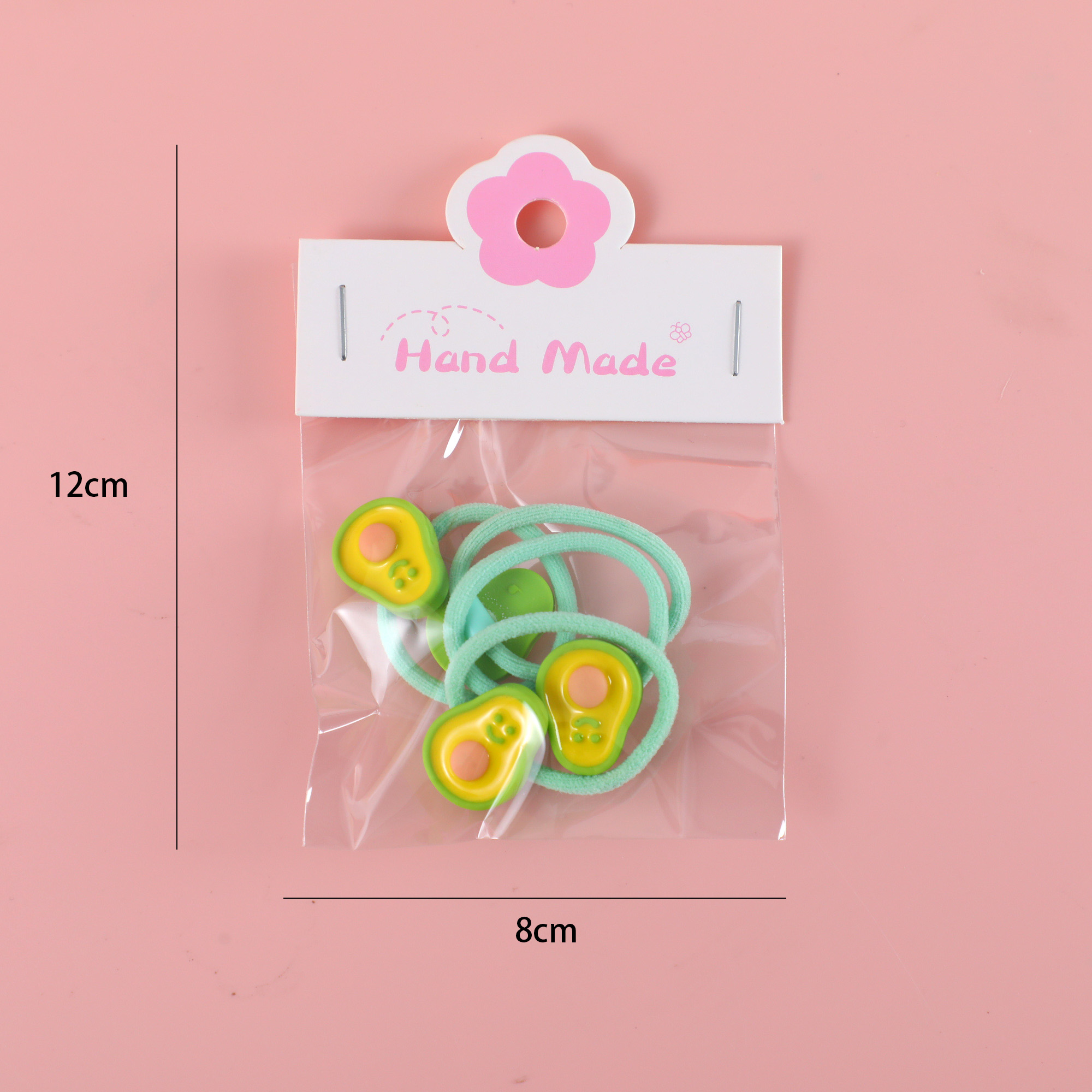 Fruit Series Children's Hair Ties 4pcs