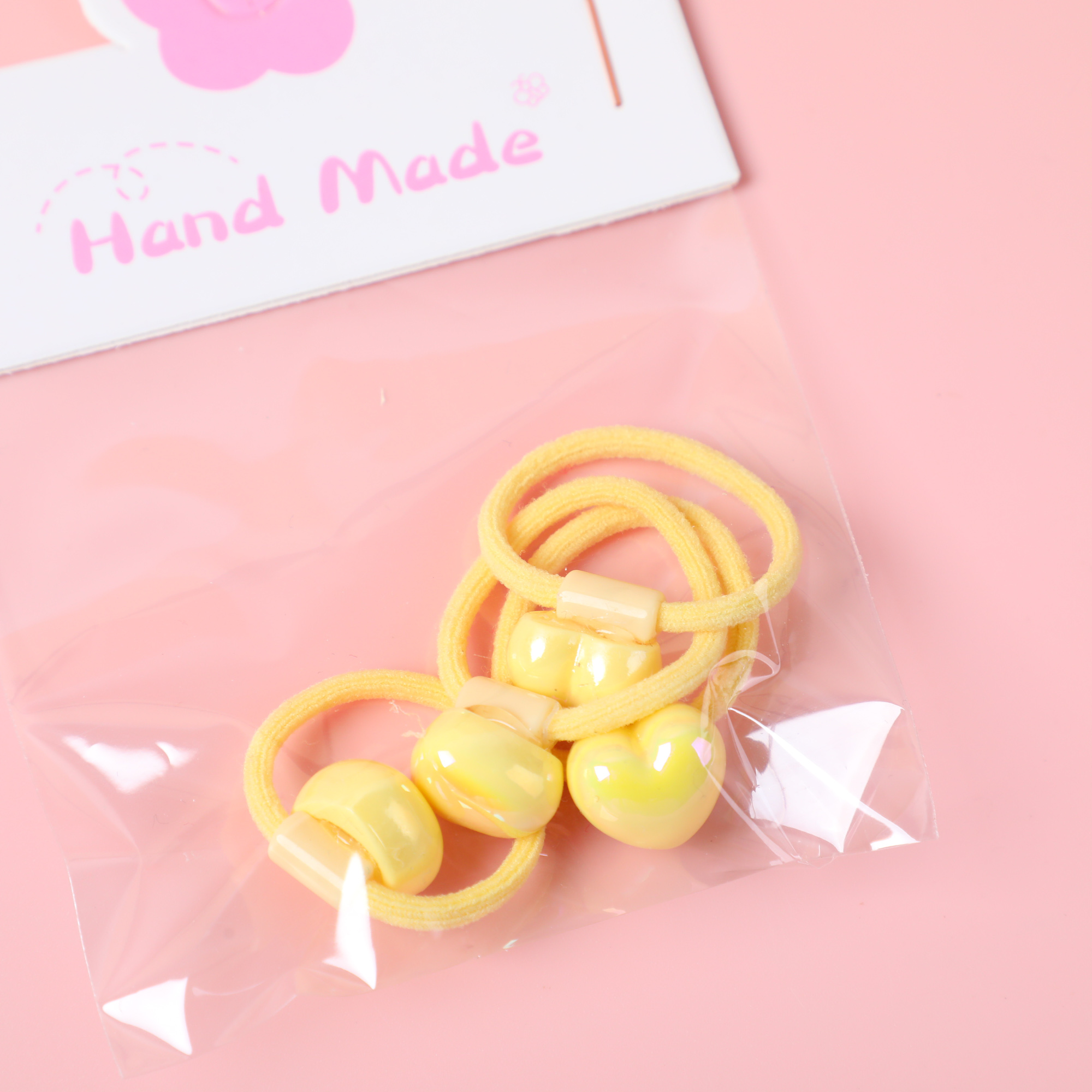 Electroplated Series Children's Hair Ties 4pcs