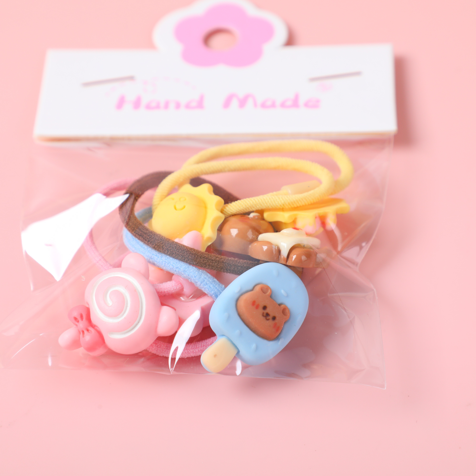 Cartoon Series Children's Hair Ties 6pcs-6