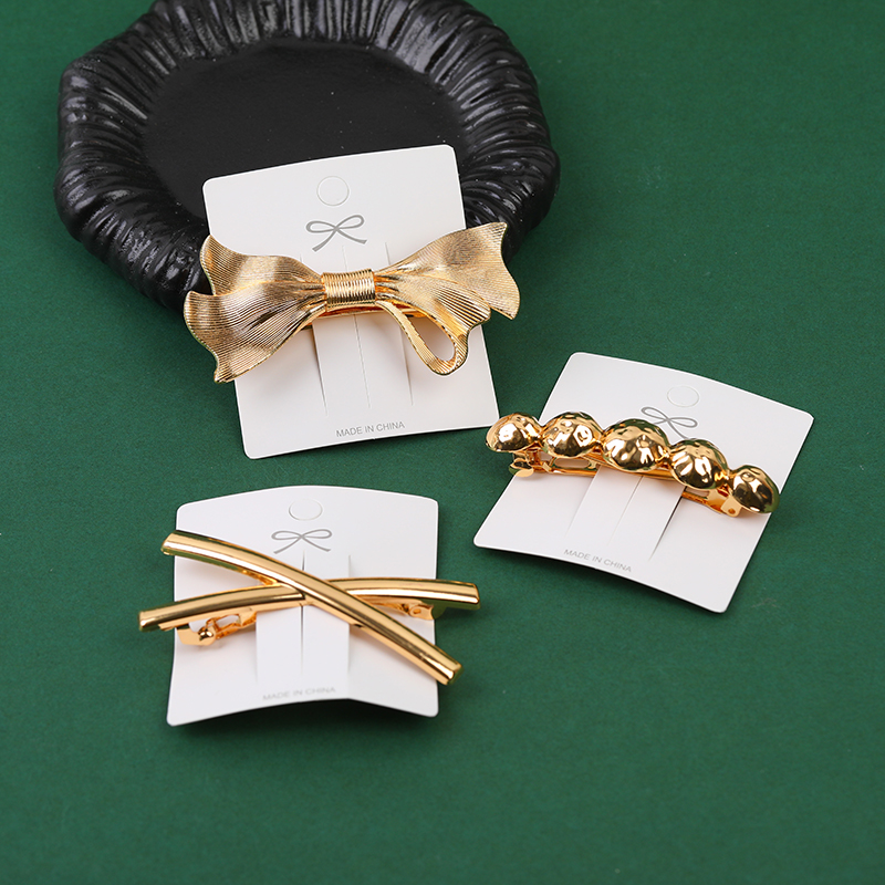 Alloy Spring Hair Clip - 2