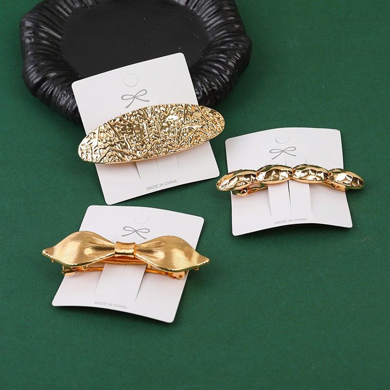 Alloy Spring Hair Clip - 5