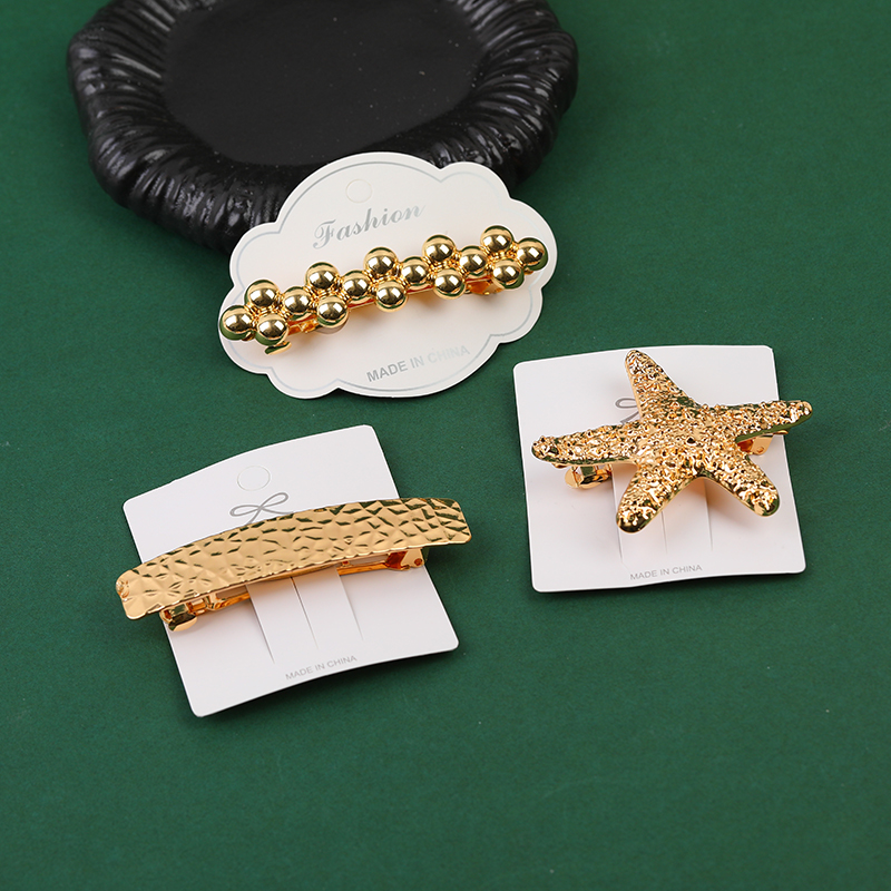 Alloy Spring Hair Clip - 6