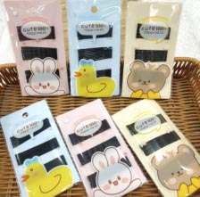 30 card bear duck rabbit hairpin -9294