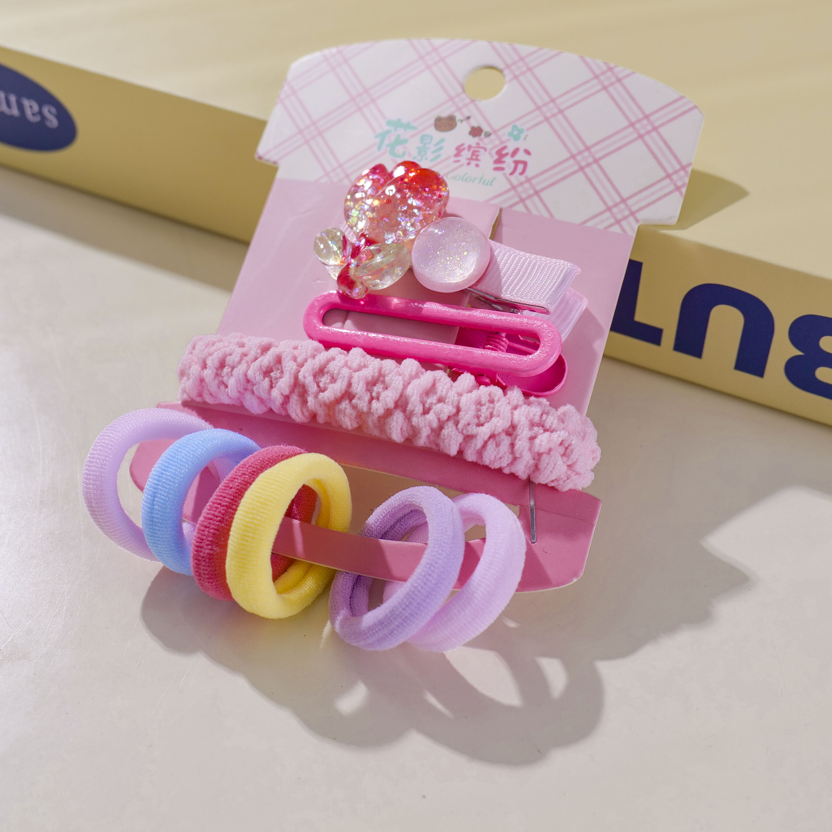 Flower Hair Accessories Set 9pcs