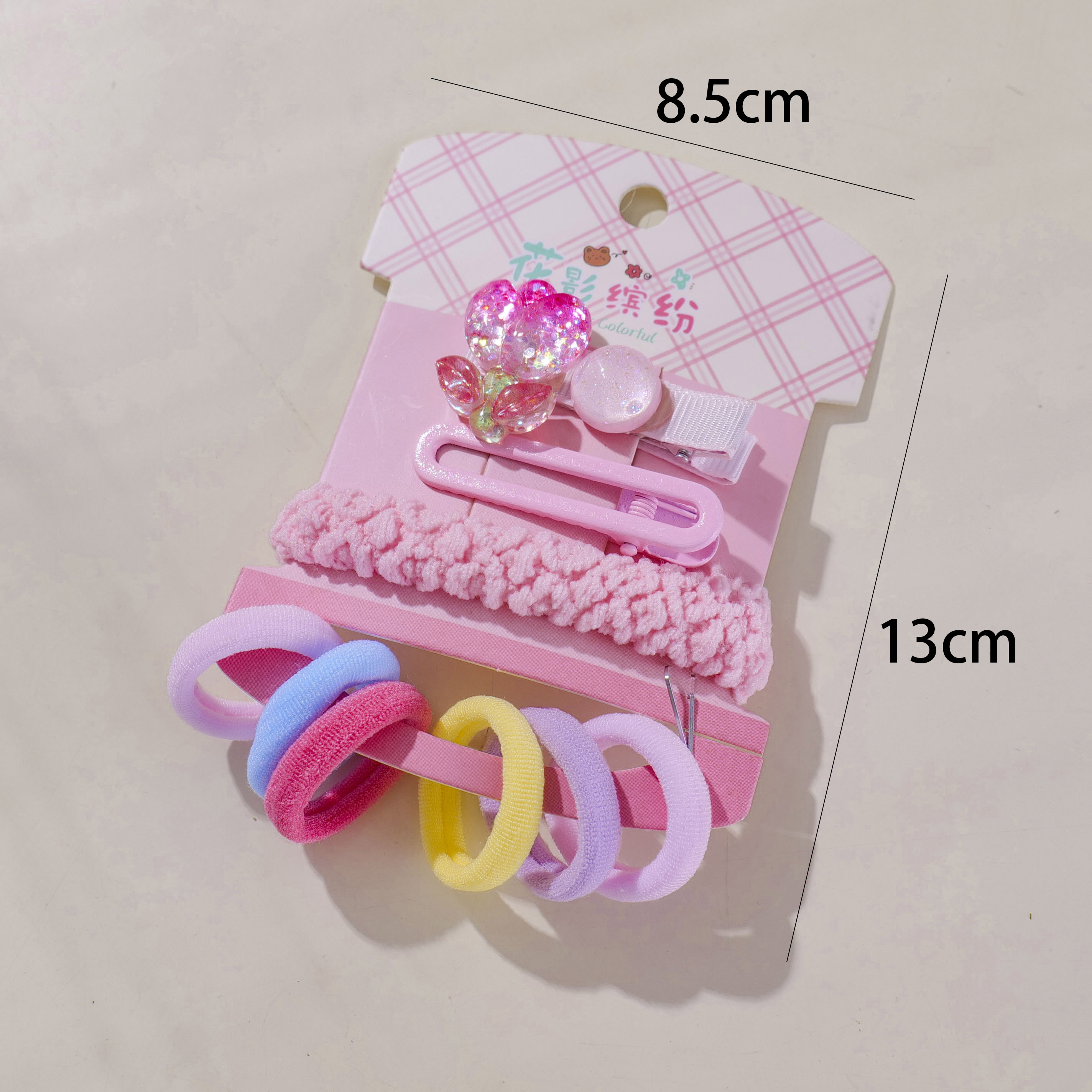 Flower Hair Accessories Set 9pcs