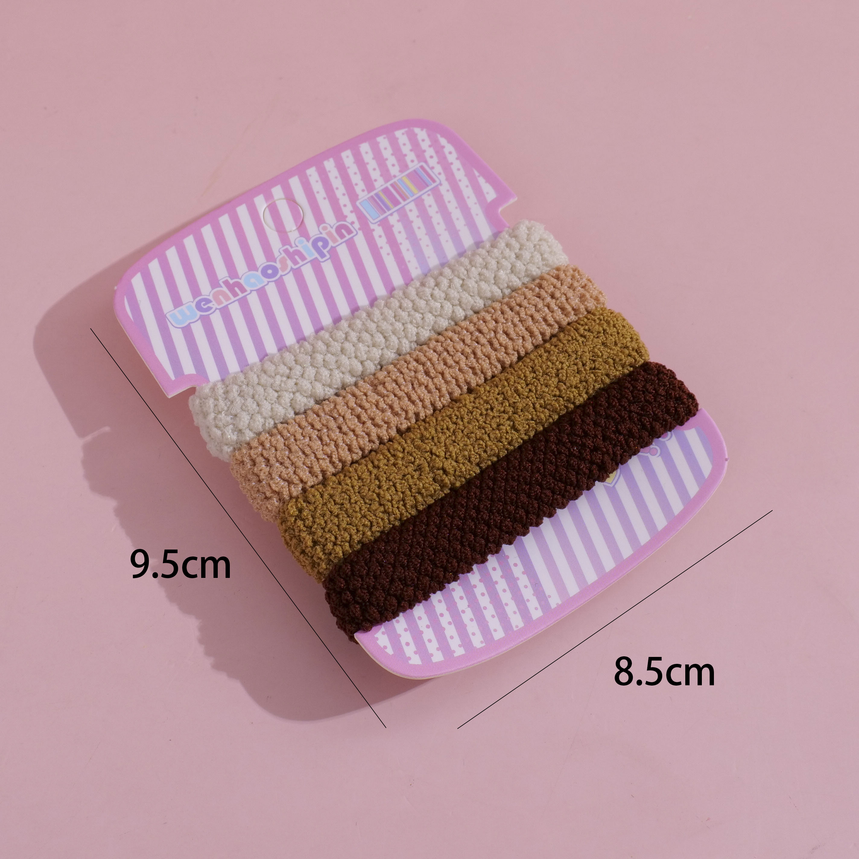 Coffee Series Hair Ties 4pcs