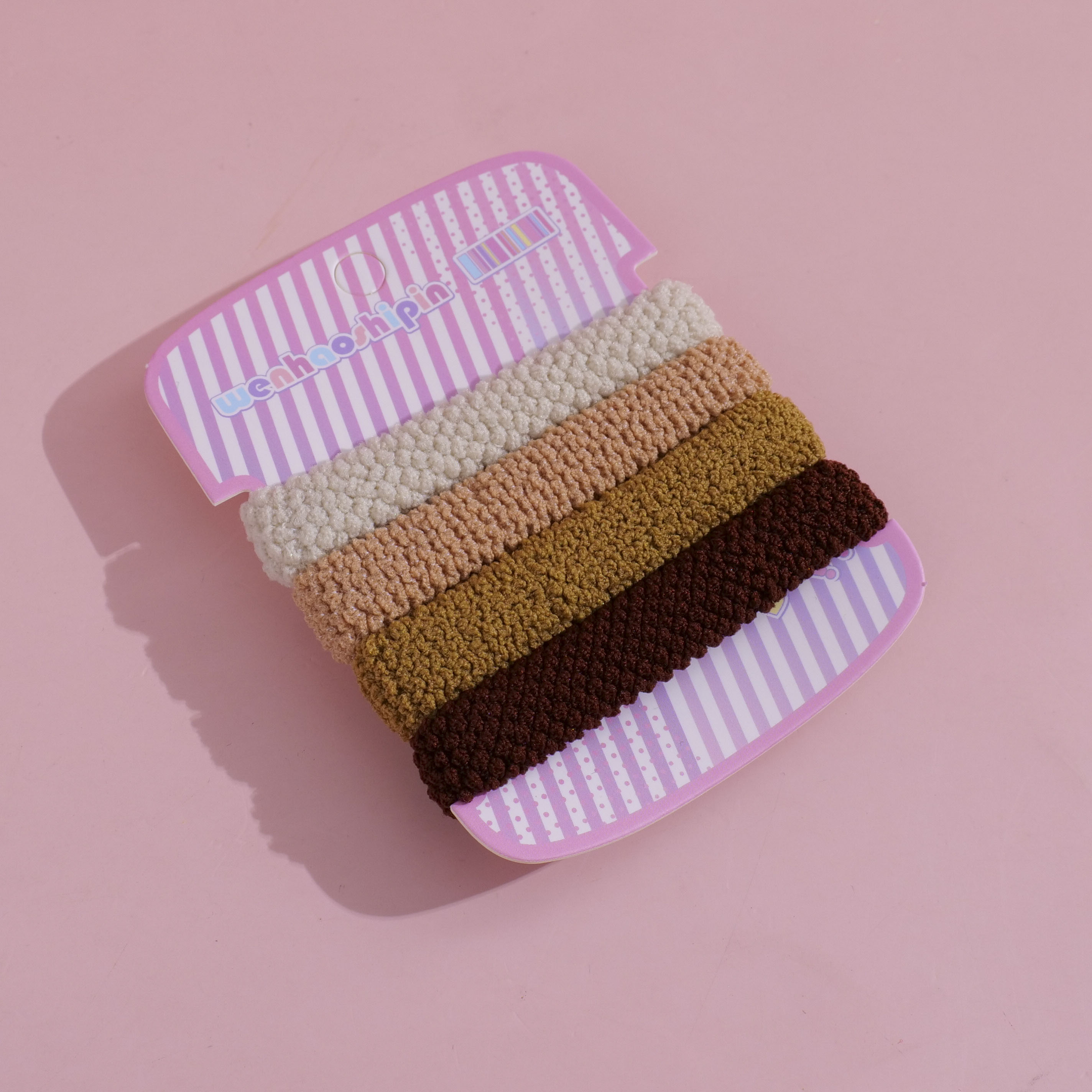 Coffee Series Hair Ties 4pcs